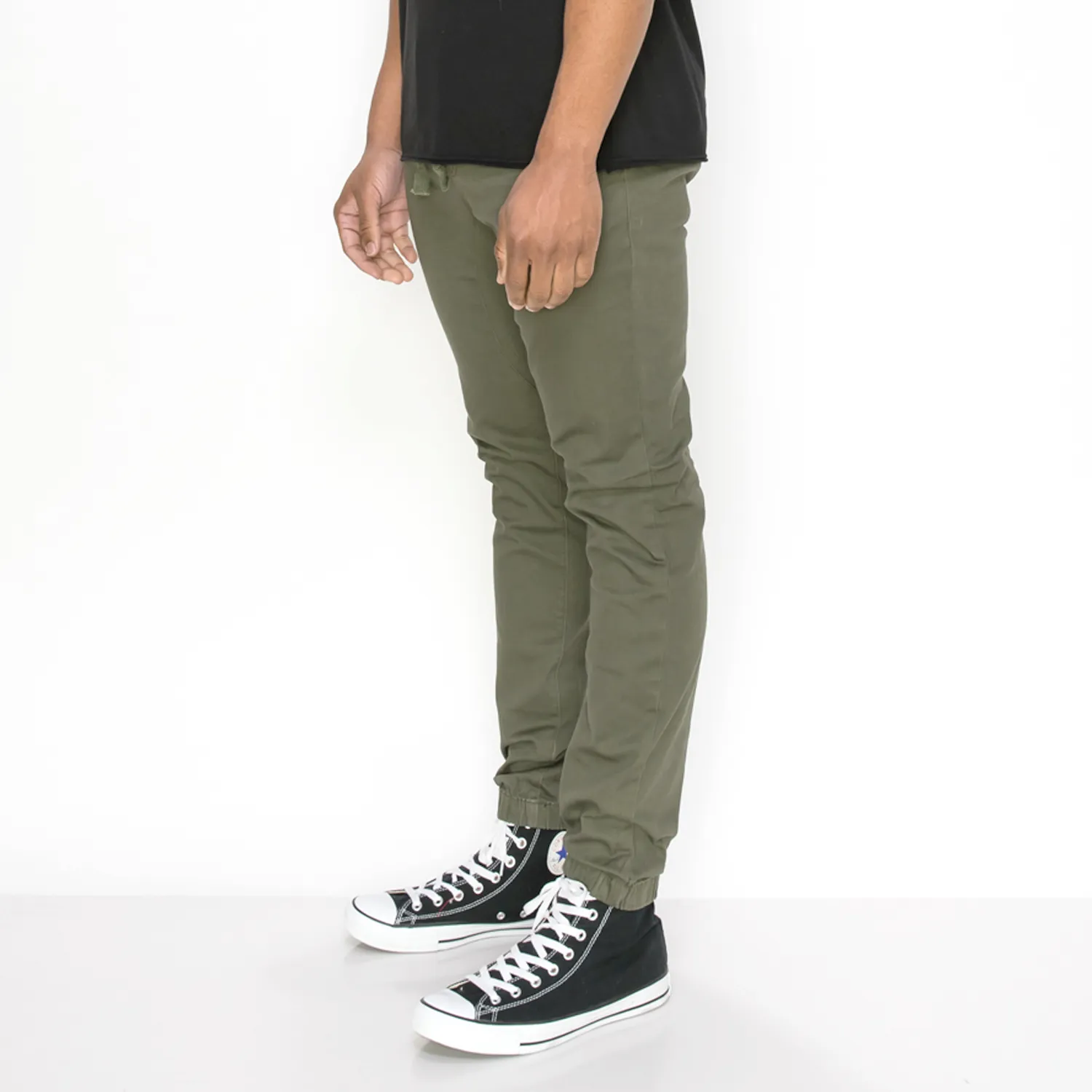 JG876 Slant Pocket Skinny Joggers (Open Pack)