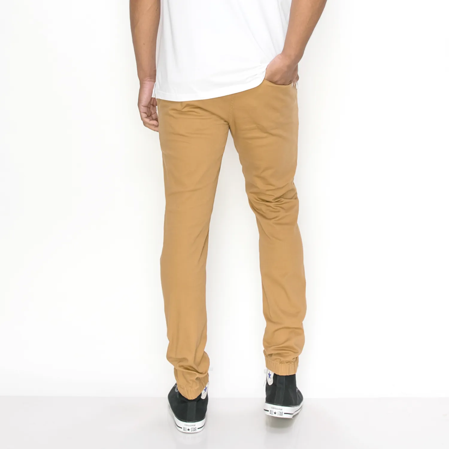 JG876 Slant Pocket Skinny Joggers (Open Pack)