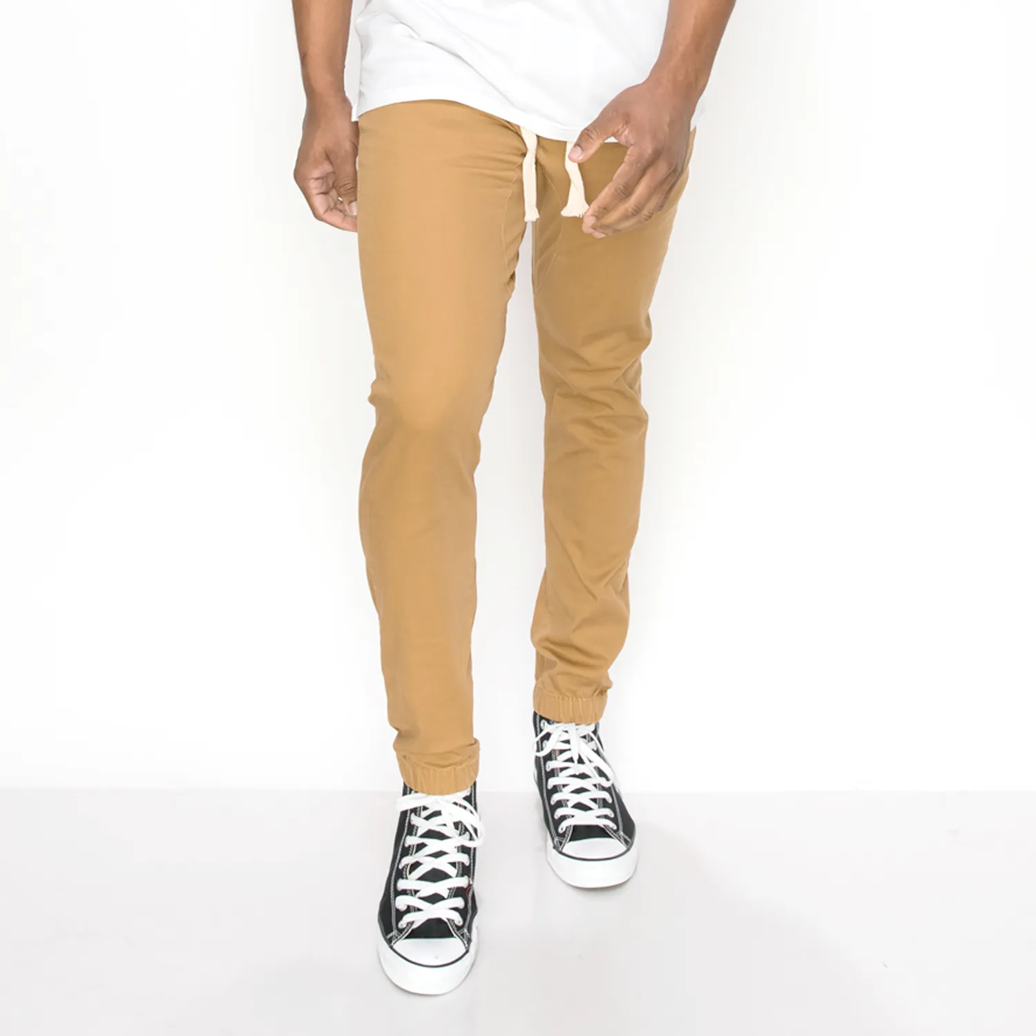 JG876 Slant Pocket Skinny Joggers (Open Pack)