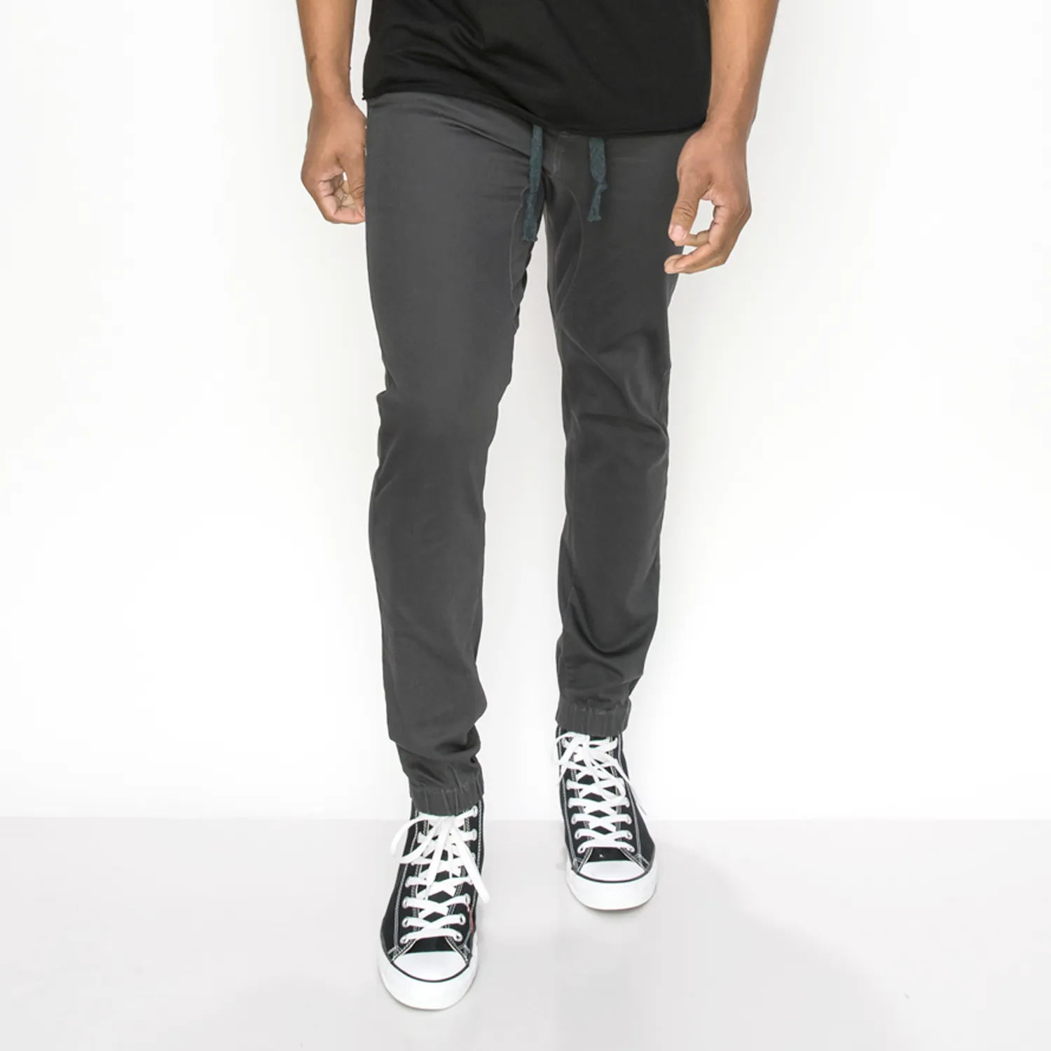 JG876 Slant Pocket Skinny Joggers (Open Pack)