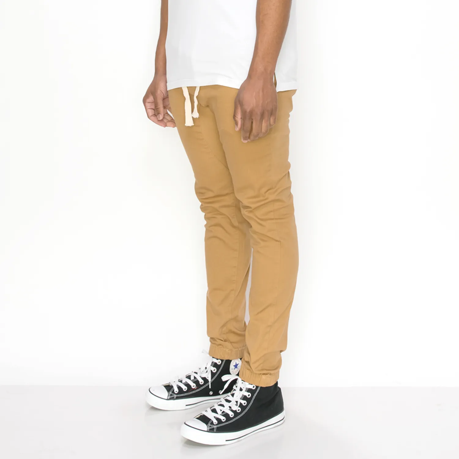 JG876 Slant Pocket Skinny Joggers (Open Pack)