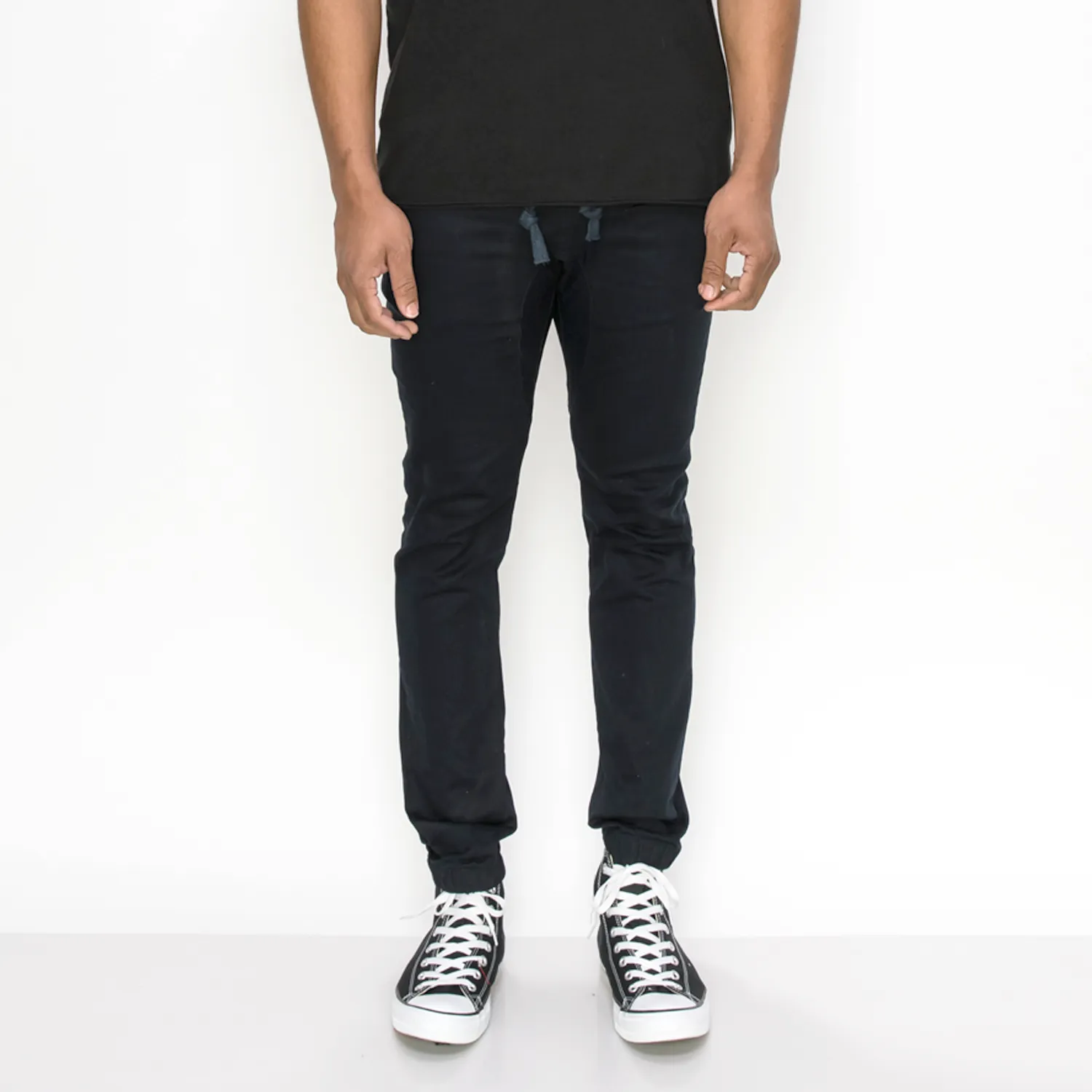 JG876 Slant Pocket Skinny Joggers (Open Pack)