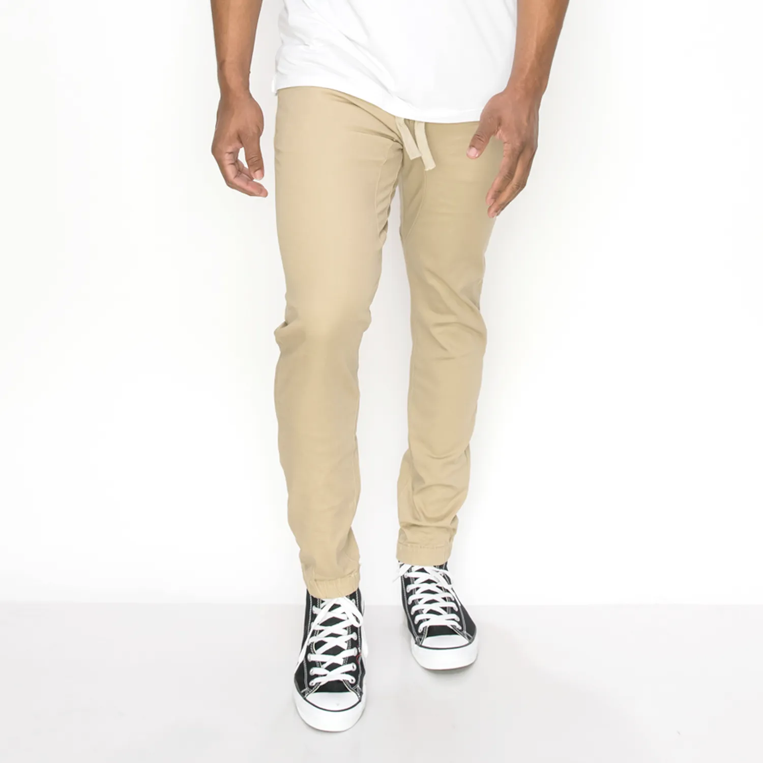 JG876 Slant Pocket Skinny Joggers (Open Pack)