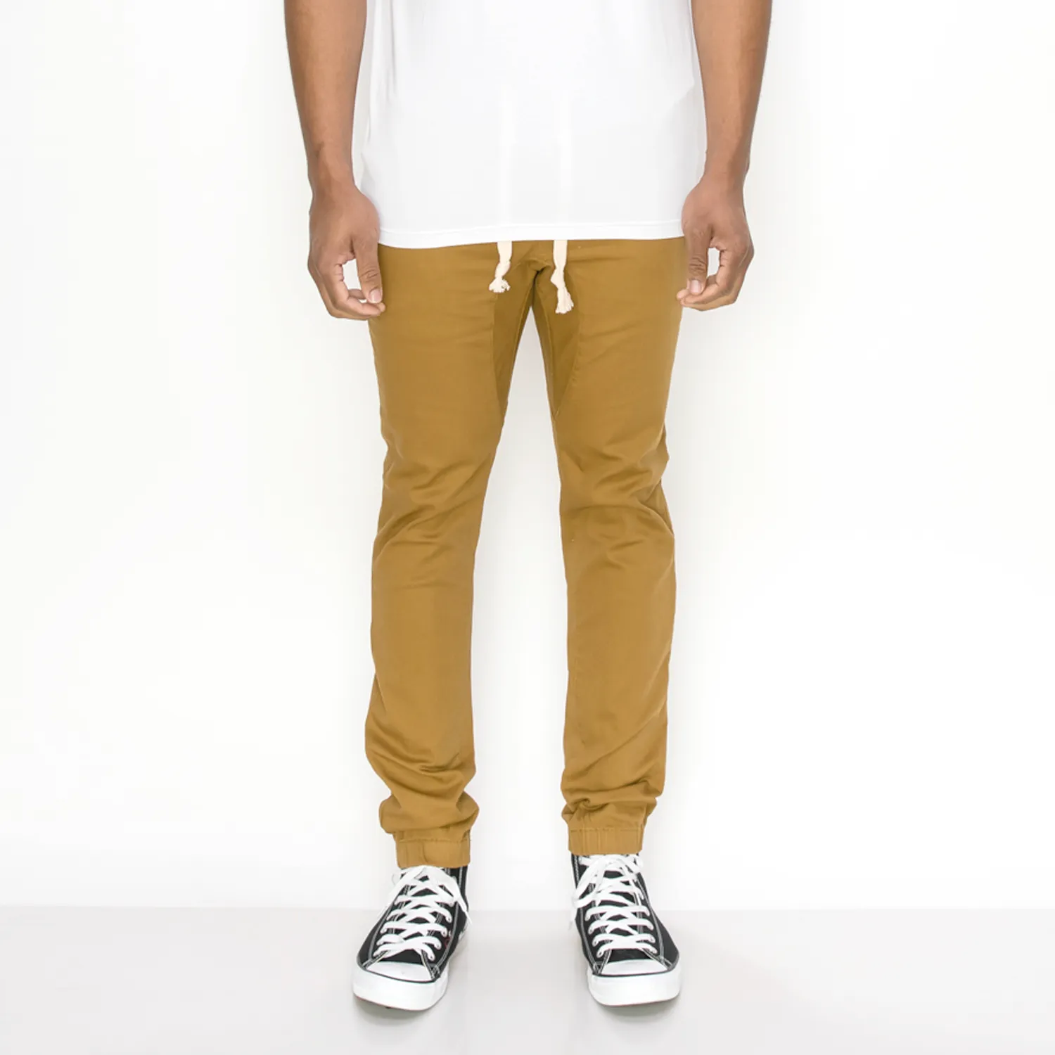 JG876 Slant Pocket Skinny Joggers (Open Pack)