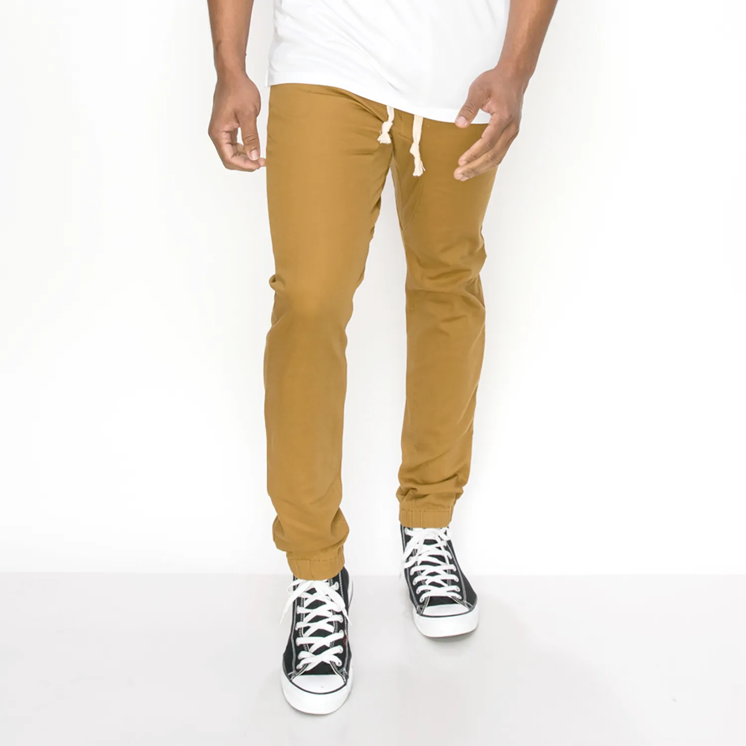 JG876 Slant Pocket Skinny Joggers (Open Pack)