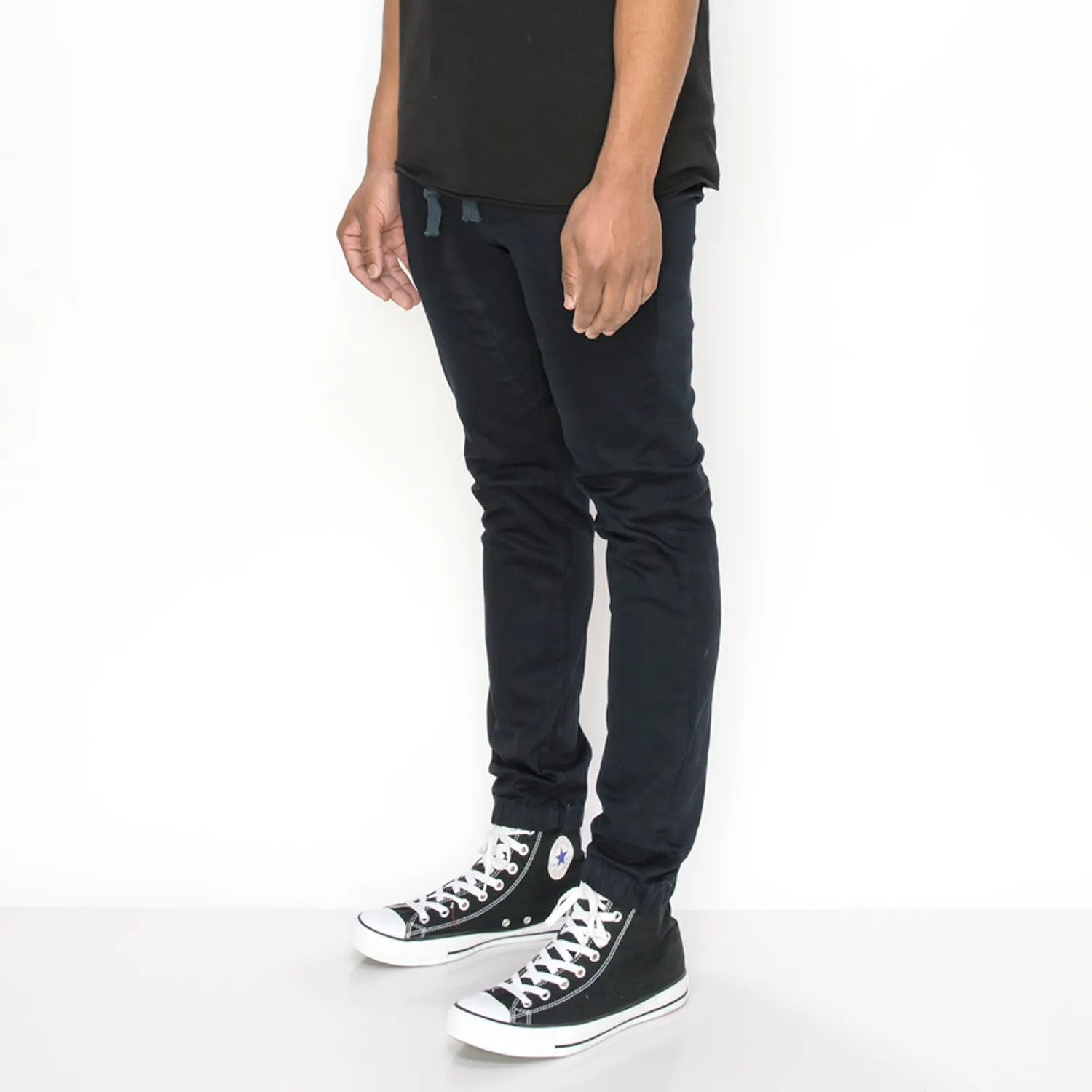 JG876 Slant Pocket Skinny Joggers (Open Pack)