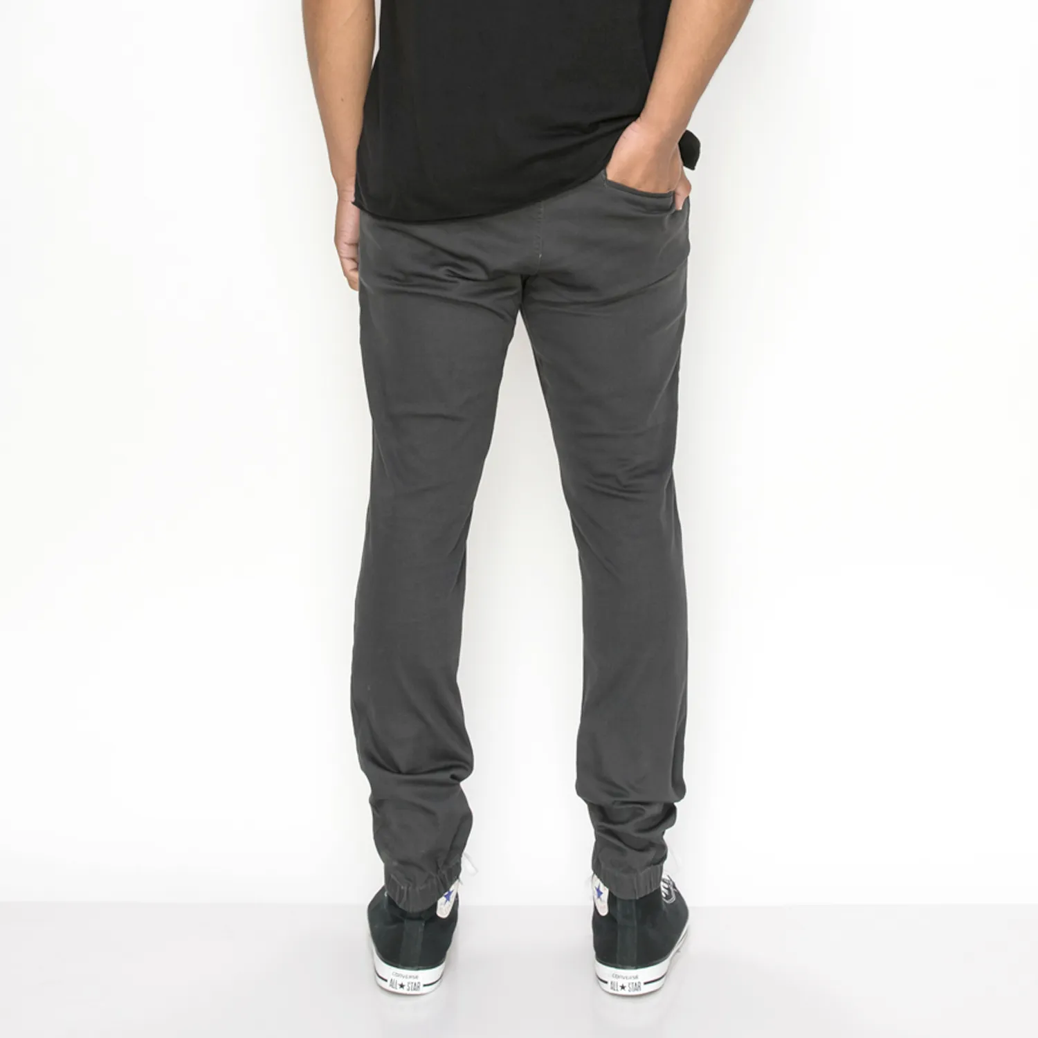 JG876 Slant Pocket Skinny Joggers (Open Pack)