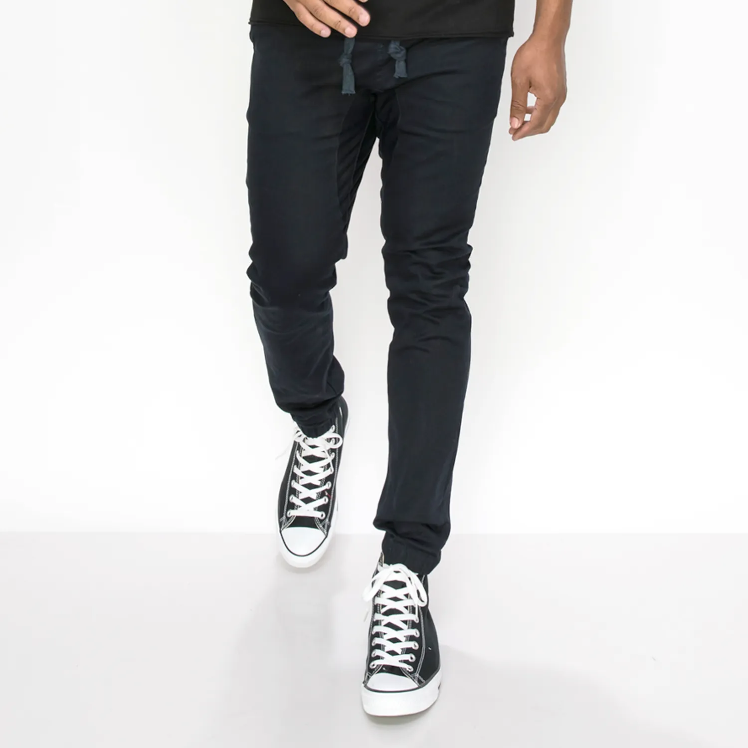 JG876 Slant Pocket Skinny Joggers (Open Pack)