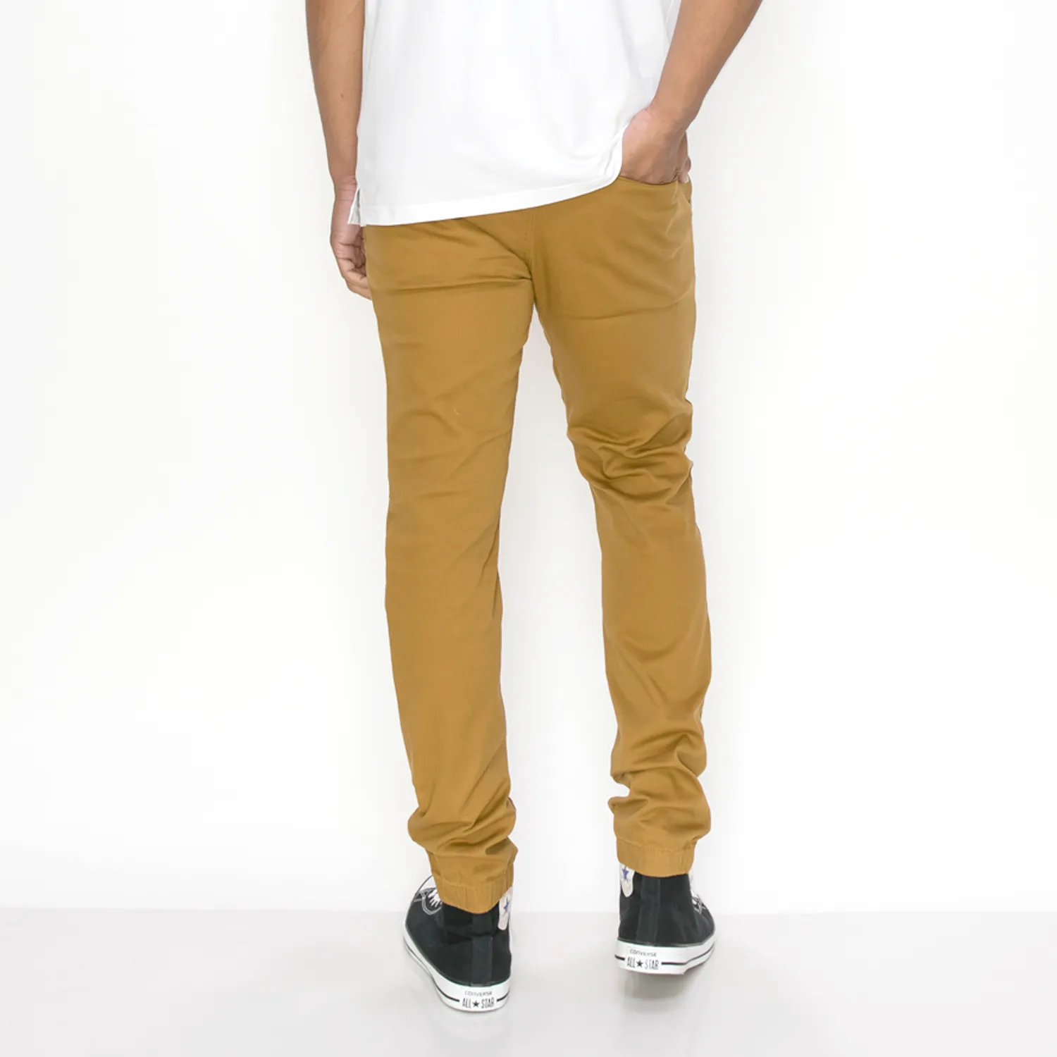 JG876 Slant Pocket Skinny Joggers (Open Pack)