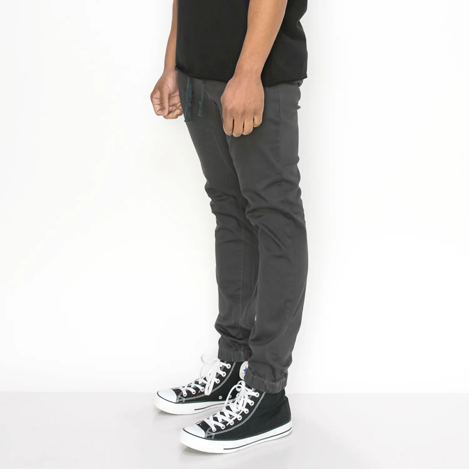 JG876 Slant Pocket Skinny Joggers (Open Pack)