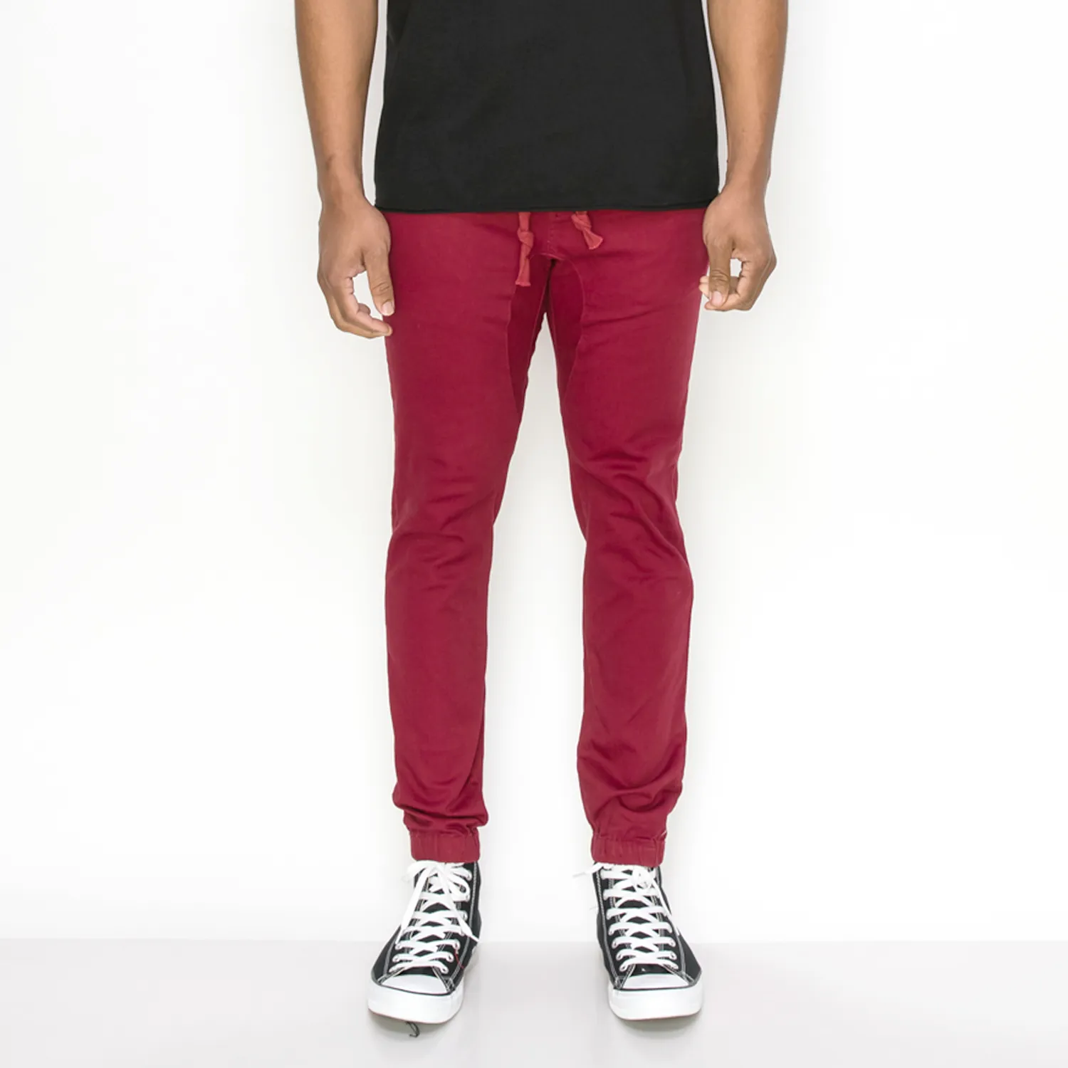 JG876 Slant Pocket Skinny Joggers (Open Pack)