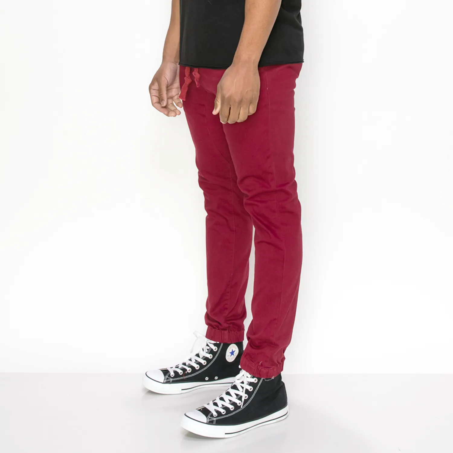 JG876 Slant Pocket Skinny Joggers (Open Pack)
