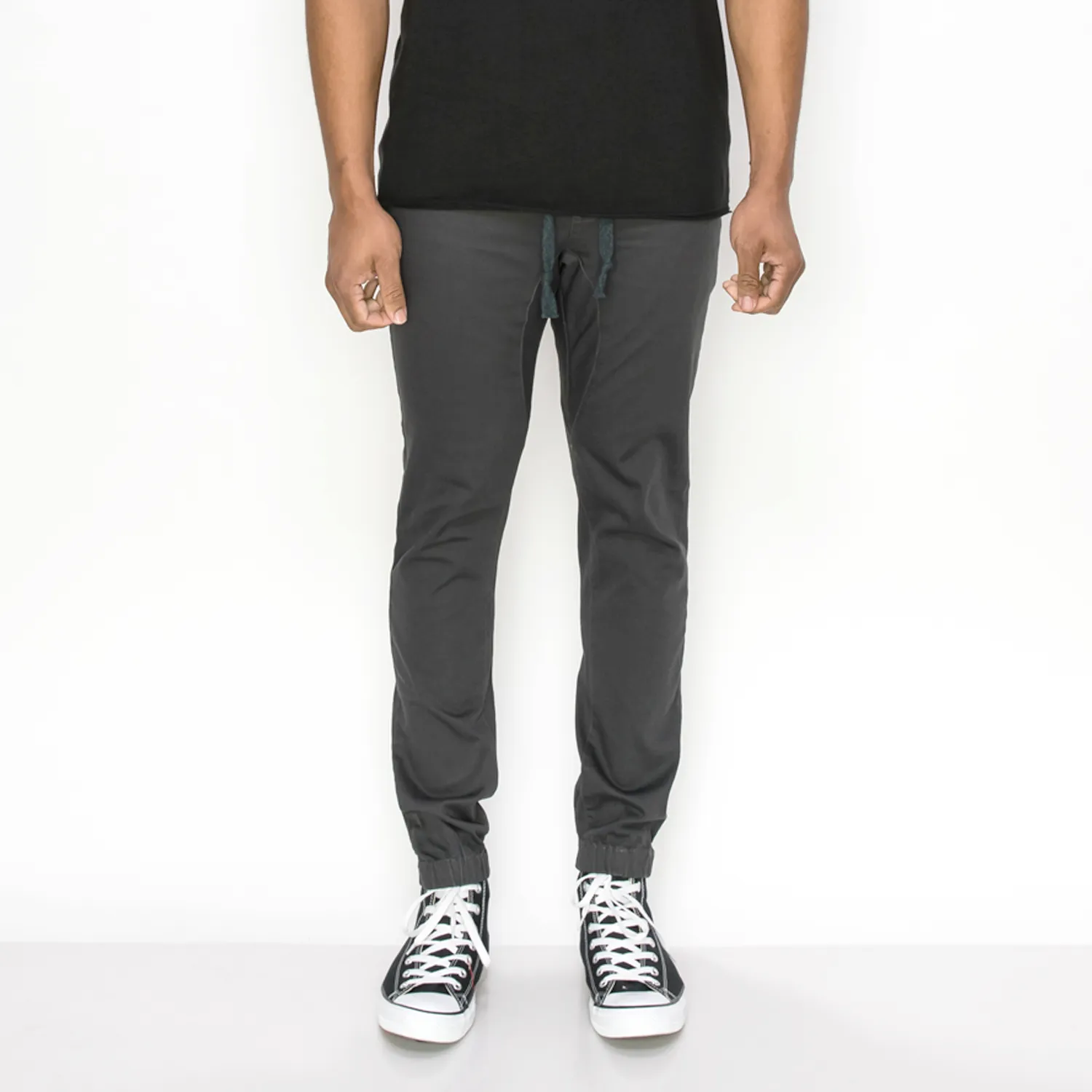 JG876 Slant Pocket Skinny Joggers (Open Pack)