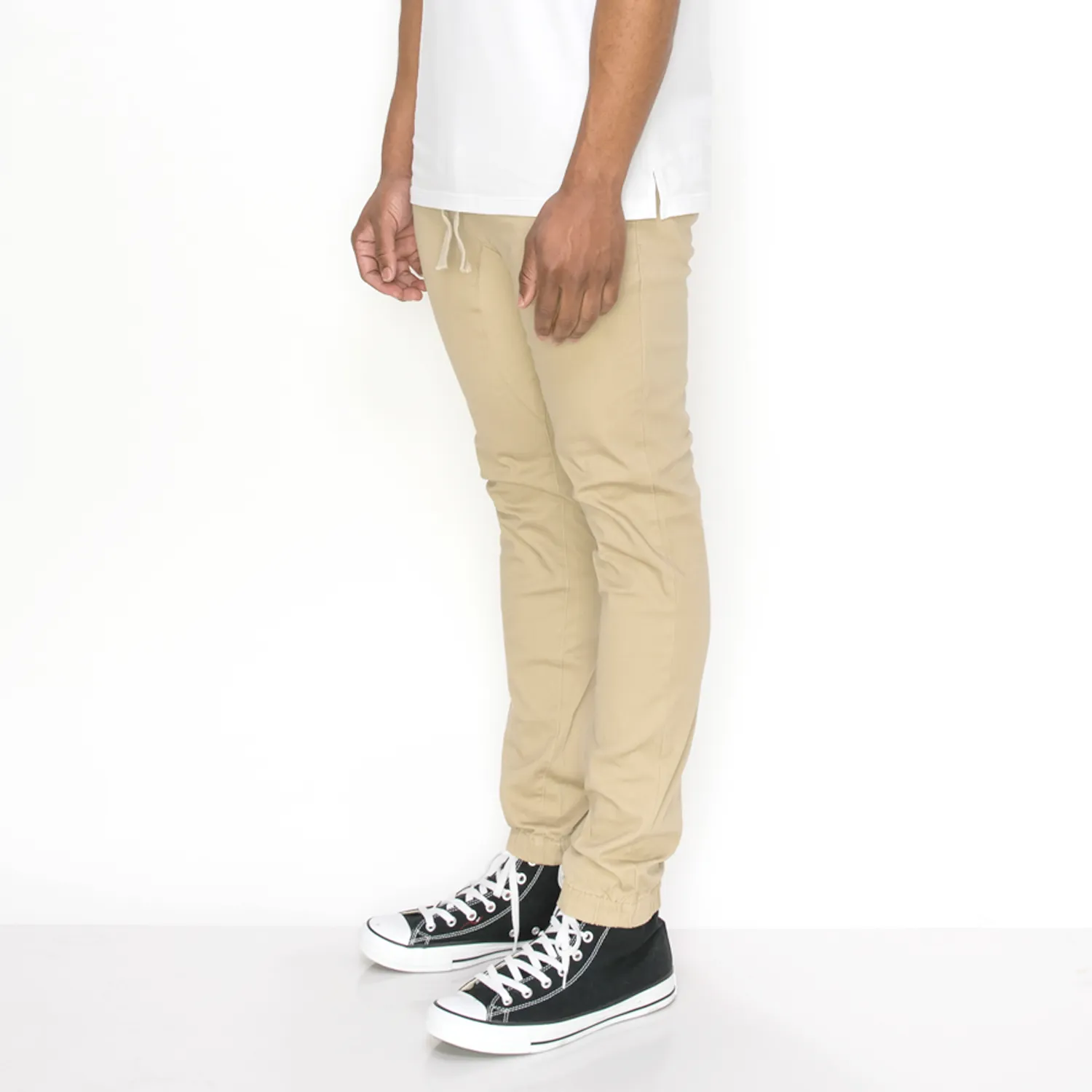 JG876 Slant Pocket Skinny Joggers (Open Pack)