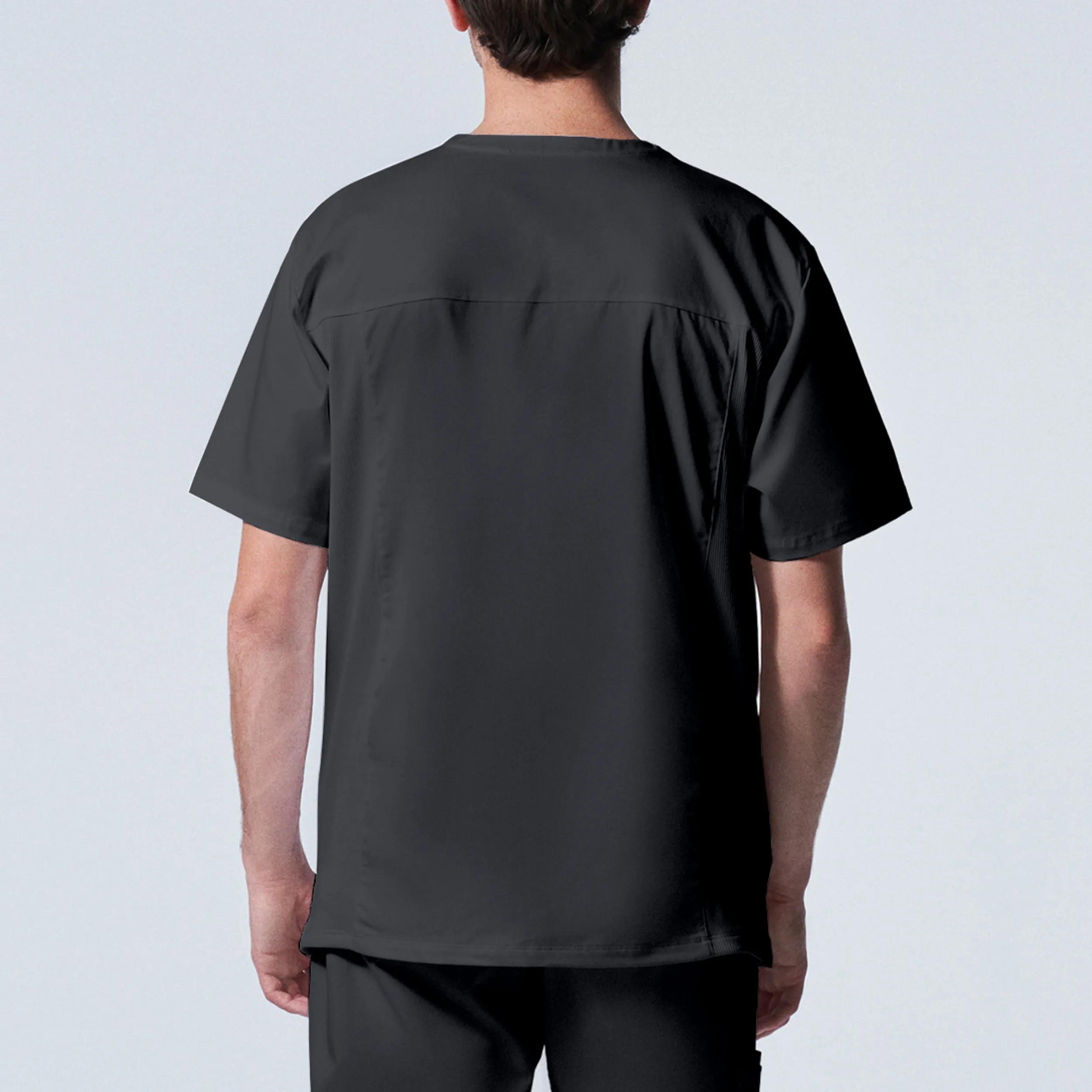 Landau ProFlex Mens 4-Pocket V-Neck Scrub Top