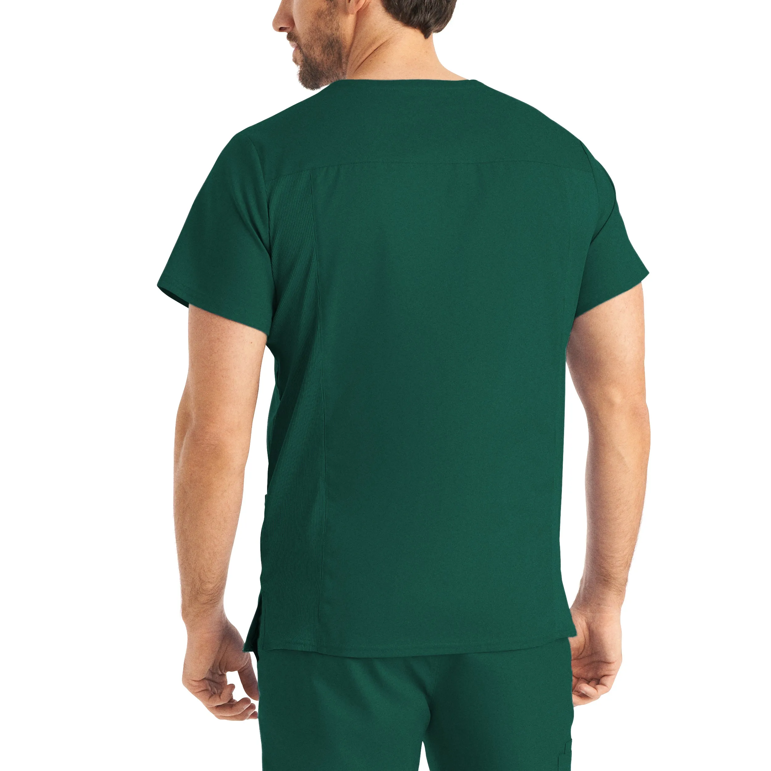 Landau ProFlex Mens 4-Pocket V-Neck Scrub Top