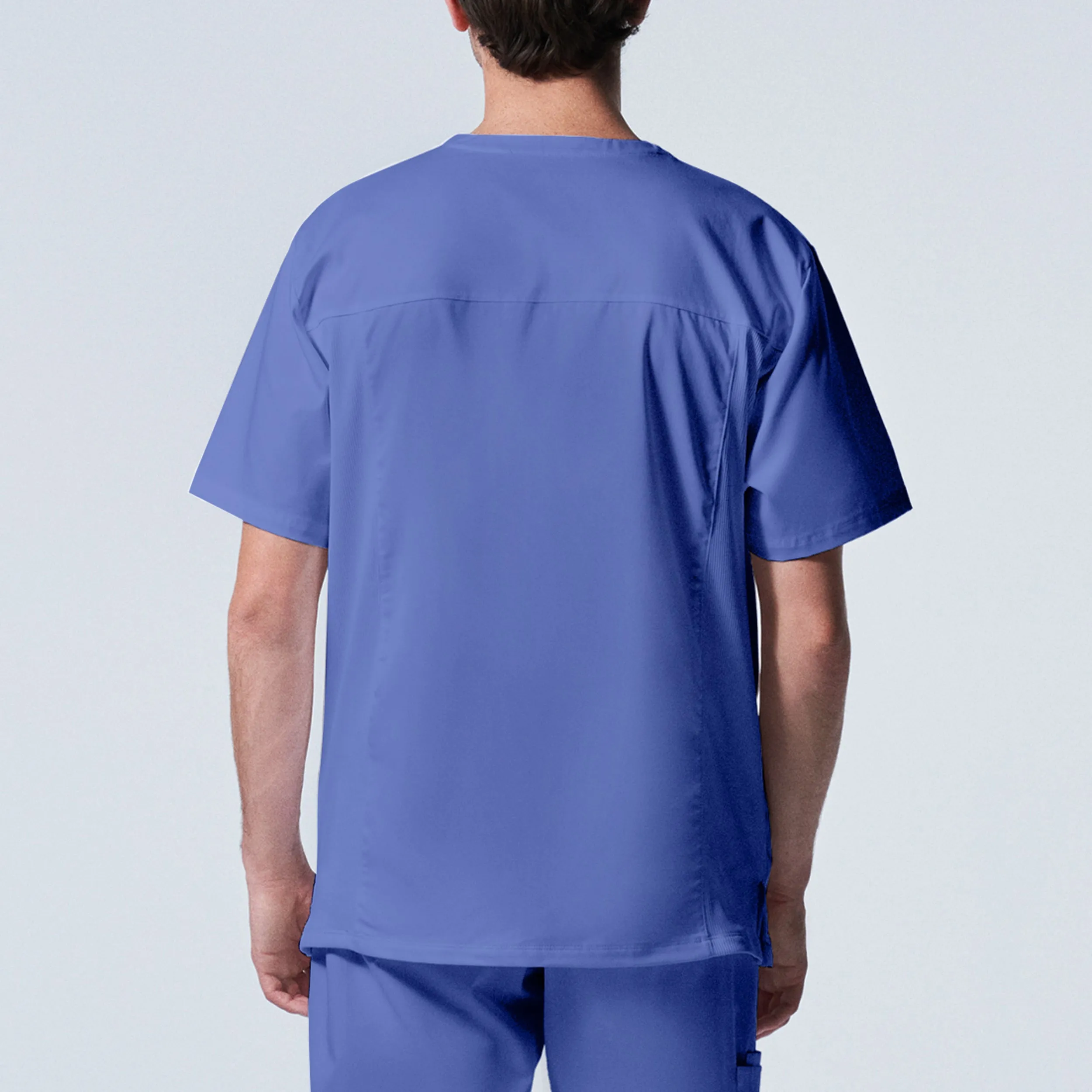 Landau ProFlex Mens 4-Pocket V-Neck Scrub Top