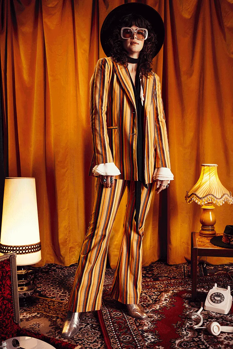 Like A Rolling Stone Striped Blazer