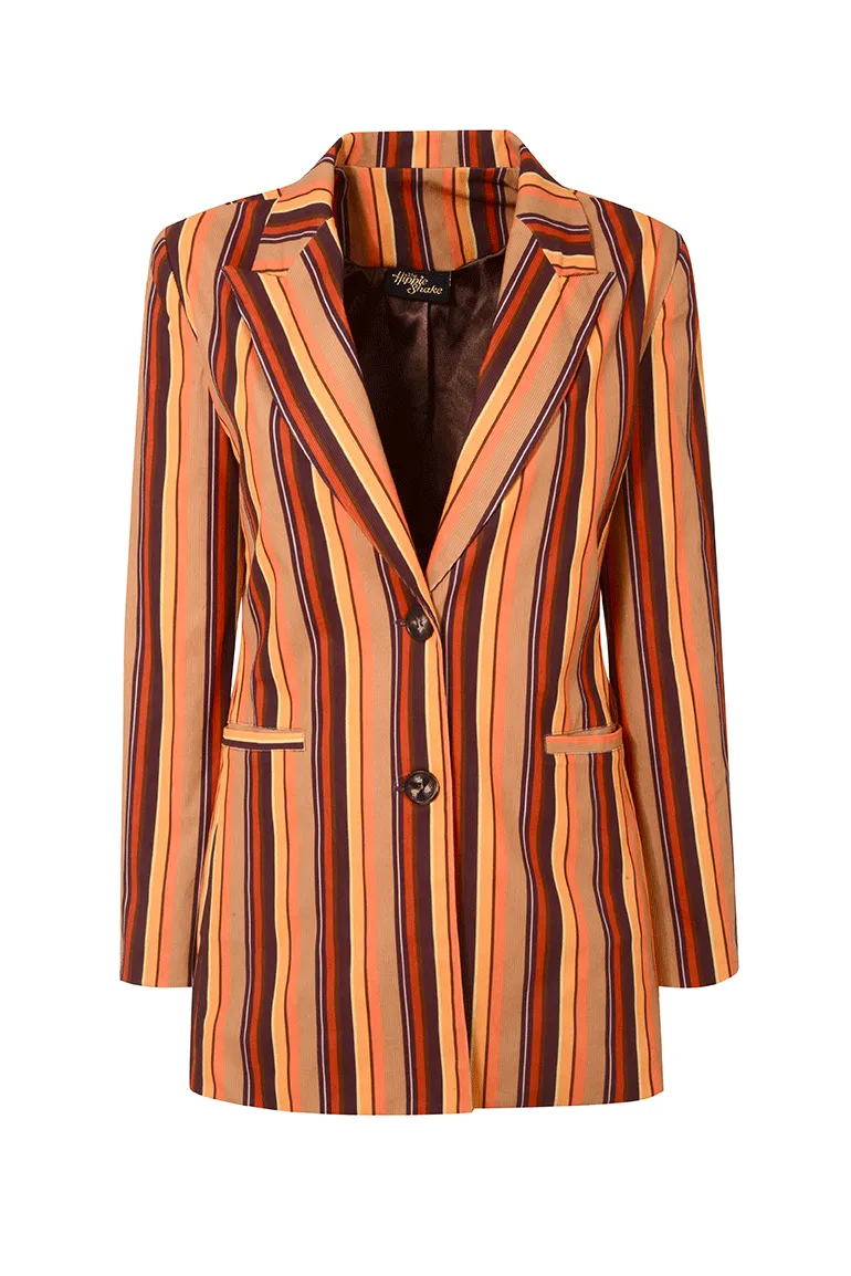 Like A Rolling Stone Striped Blazer