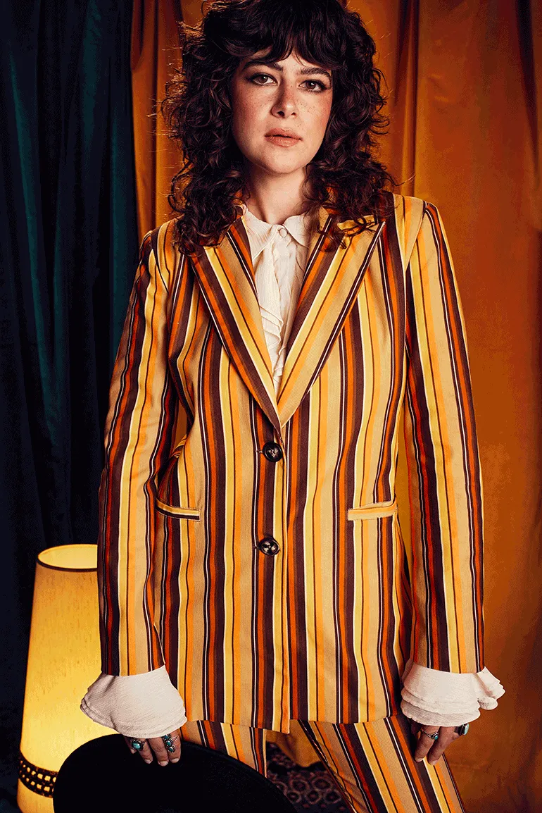 Like A Rolling Stone Striped Blazer