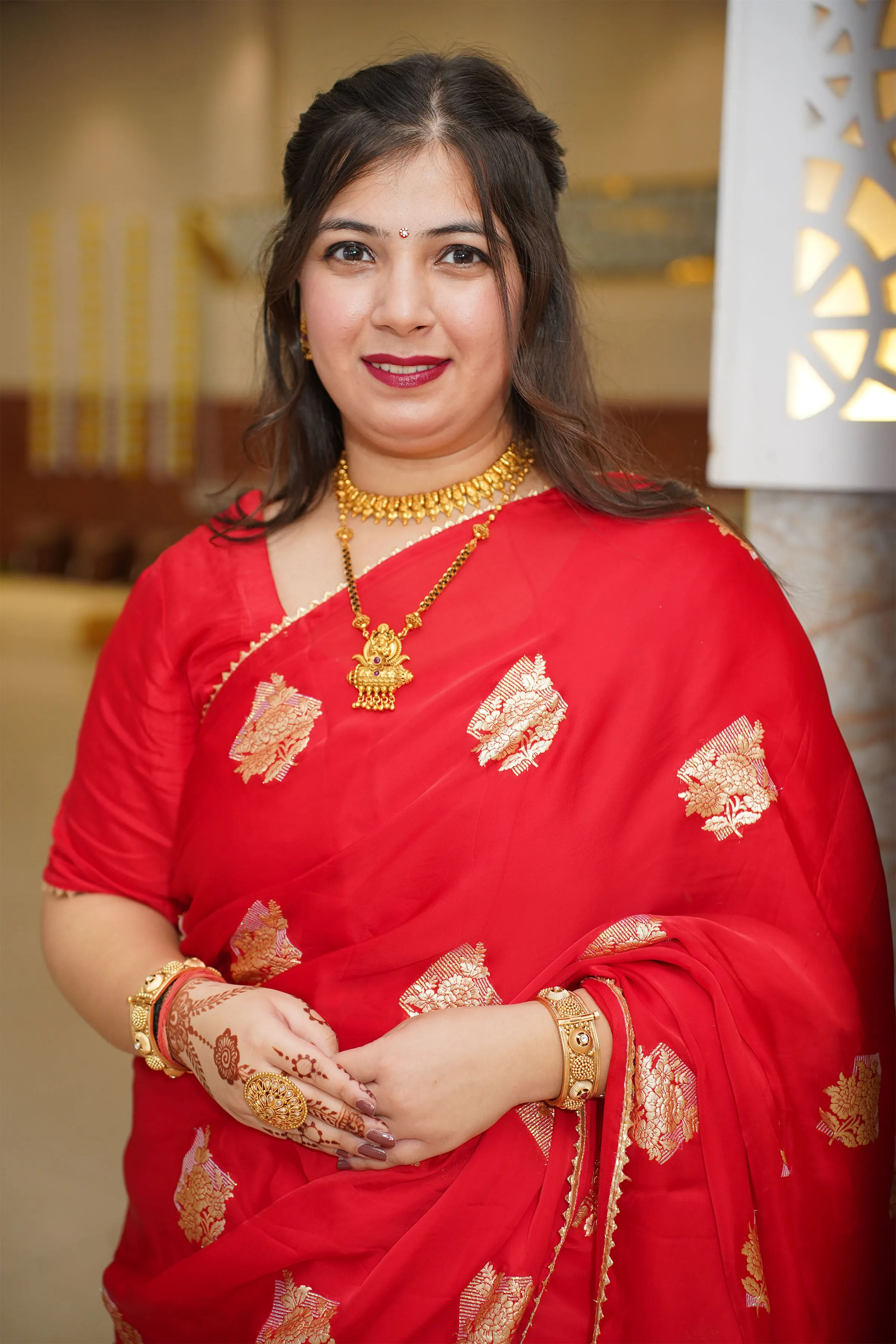 Manika Pre-Draped Jacquard Silk Saree