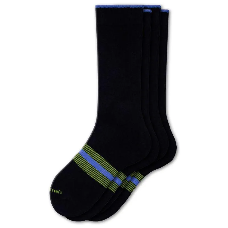 Men's Big Boys Performance Cushioned Arch Support Cotton 2 Pr. Crew Socks