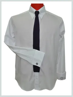 Men's Pin Collar Shirt | White Pin Collar Shirt