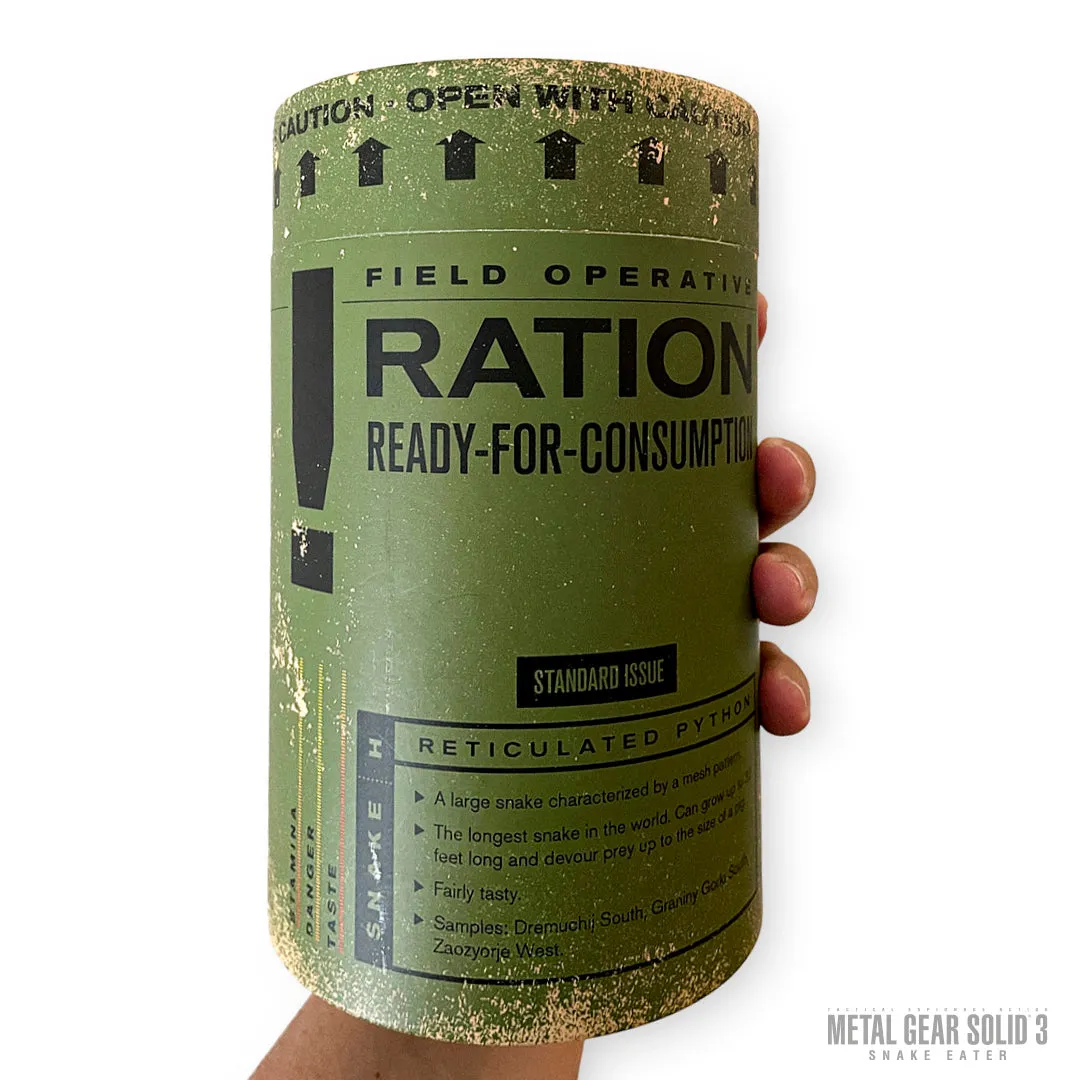 MGS3 Snake Ration Plushie