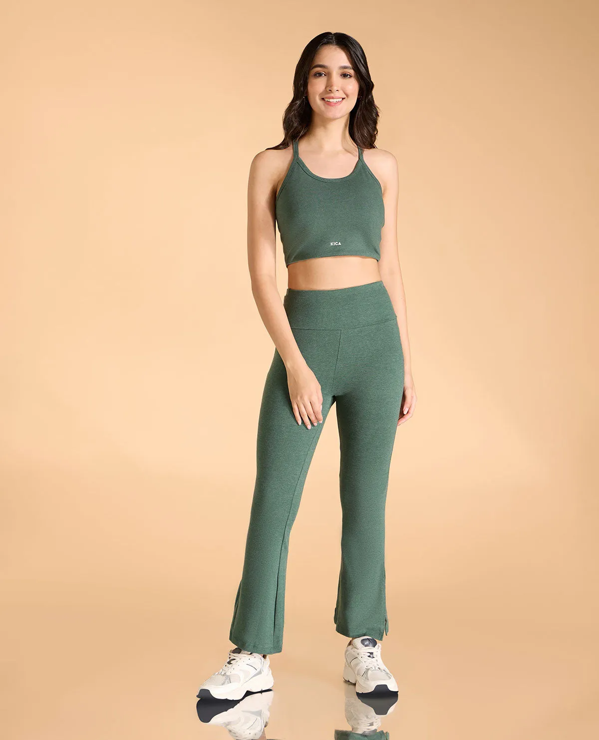 Mid Impact Cotton Sports Bra
