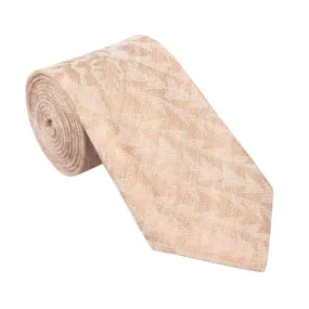 Pashtush Mens  Necktie, Soft And Luxurious, Extra Fine Jacquard Ties For Men, Floral Beige