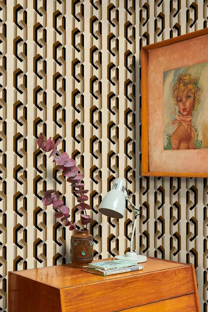 Poodle & Blonde Chain Of Fools Mono Wallpaper