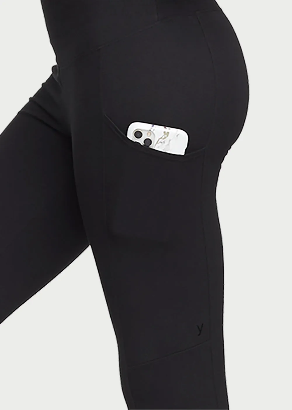 Rachel Shaping Legging with Side Pockets - Cotton Stretch