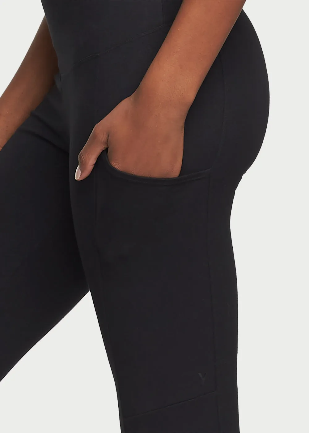 Rachel Shaping Legging with Side Pockets - Cotton Stretch