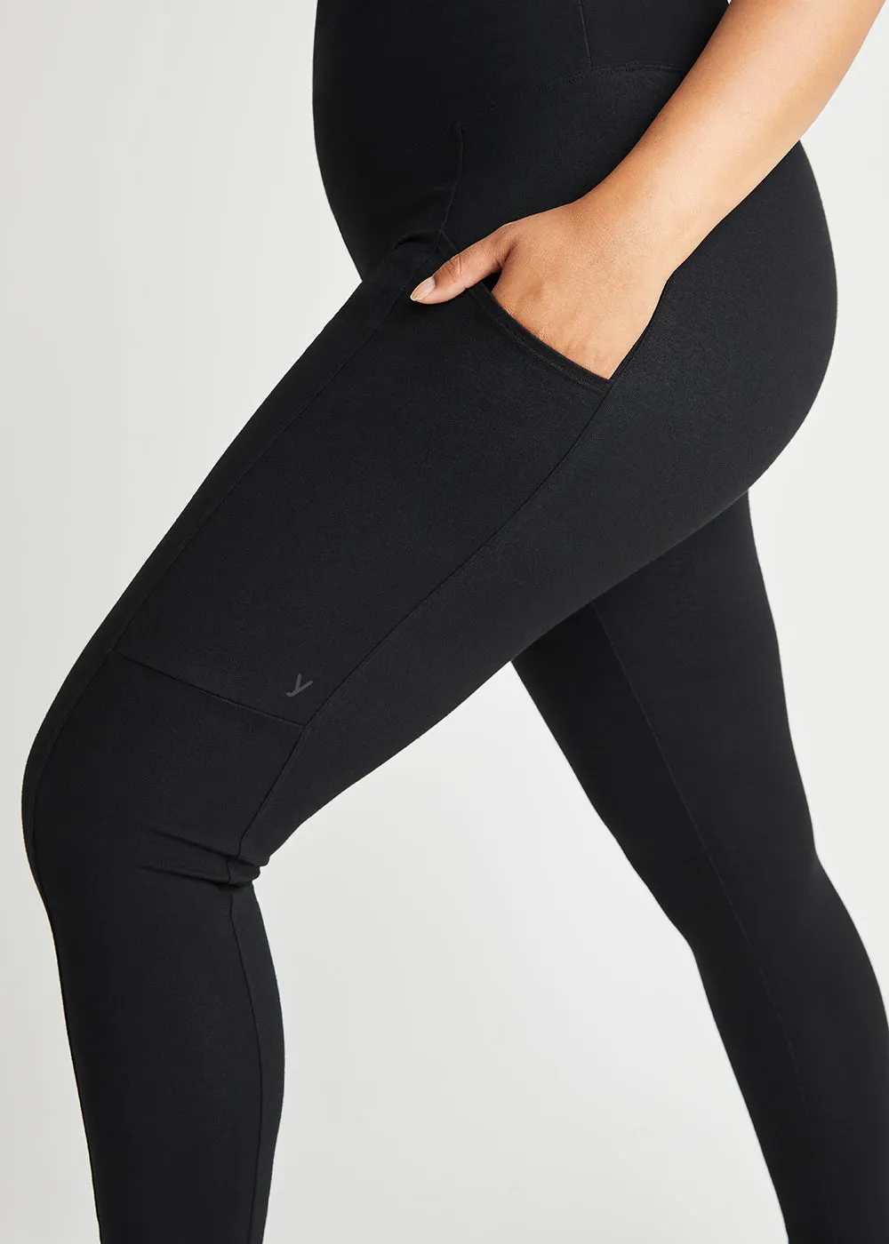 Rachel Shaping Legging with Side Pockets - Cotton Stretch
