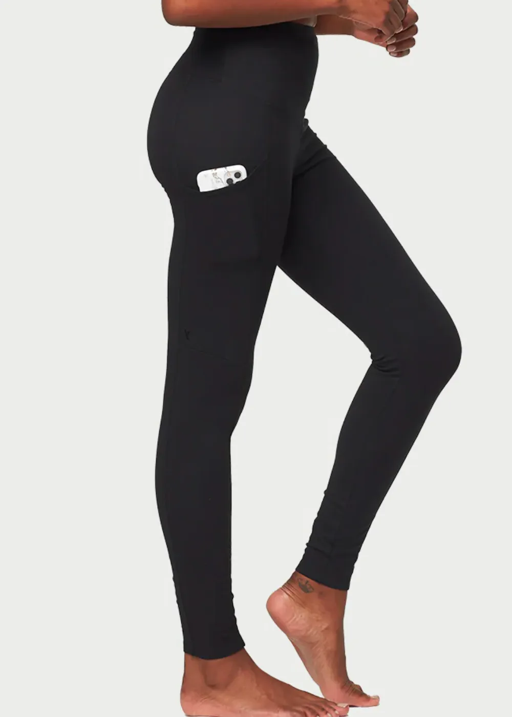 Rachel Shaping Legging with Side Pockets - Cotton Stretch