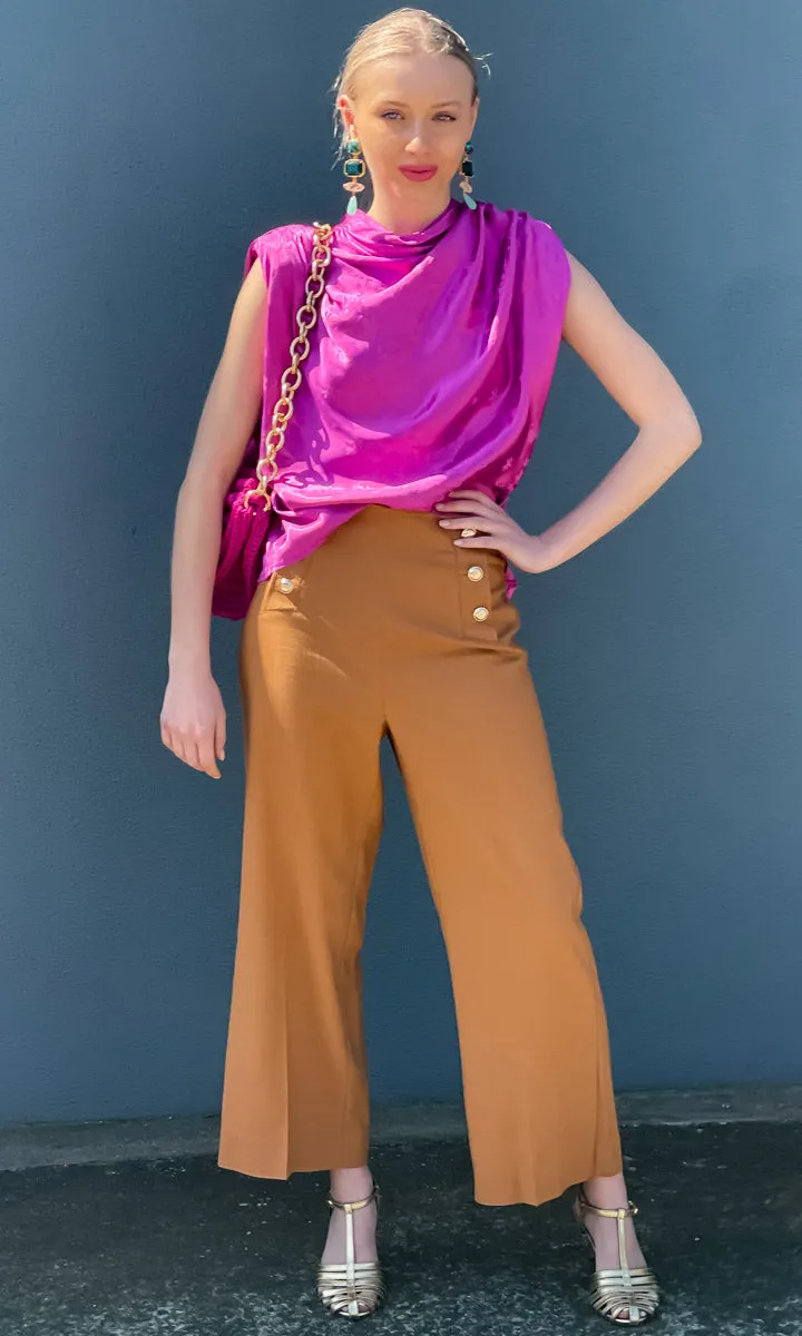 Sabina Musayev Ridley Top - Dark Pink