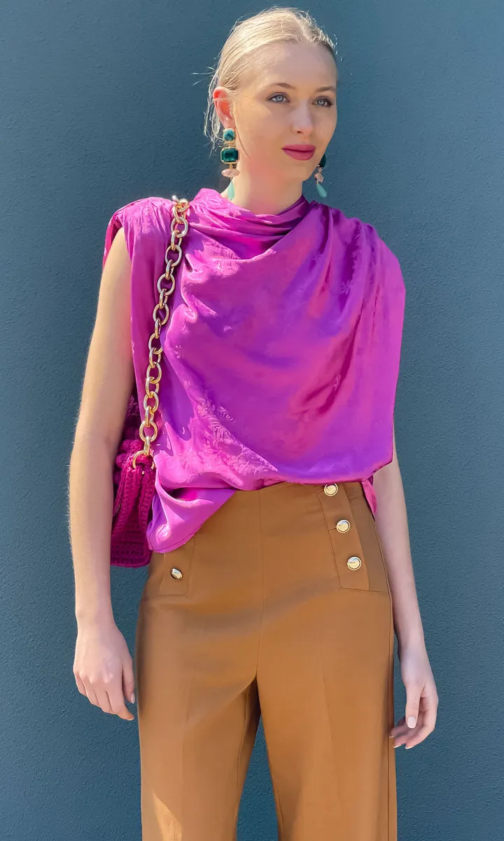 Sabina Musayev Ridley Top - Dark Pink