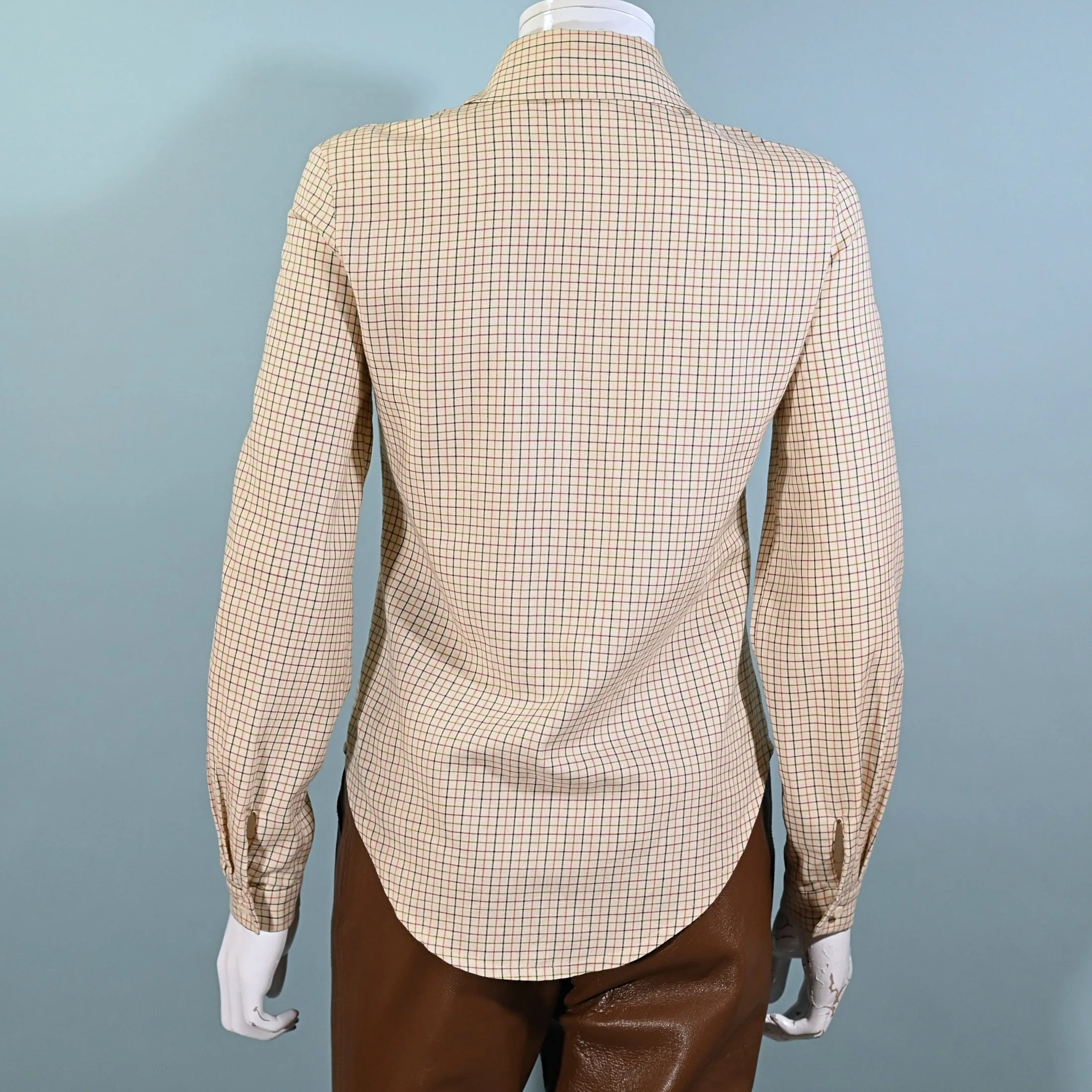 SOLD Vintage Laura Ashley Peter Pan Collar Blouse, Dark Academia Blouse S