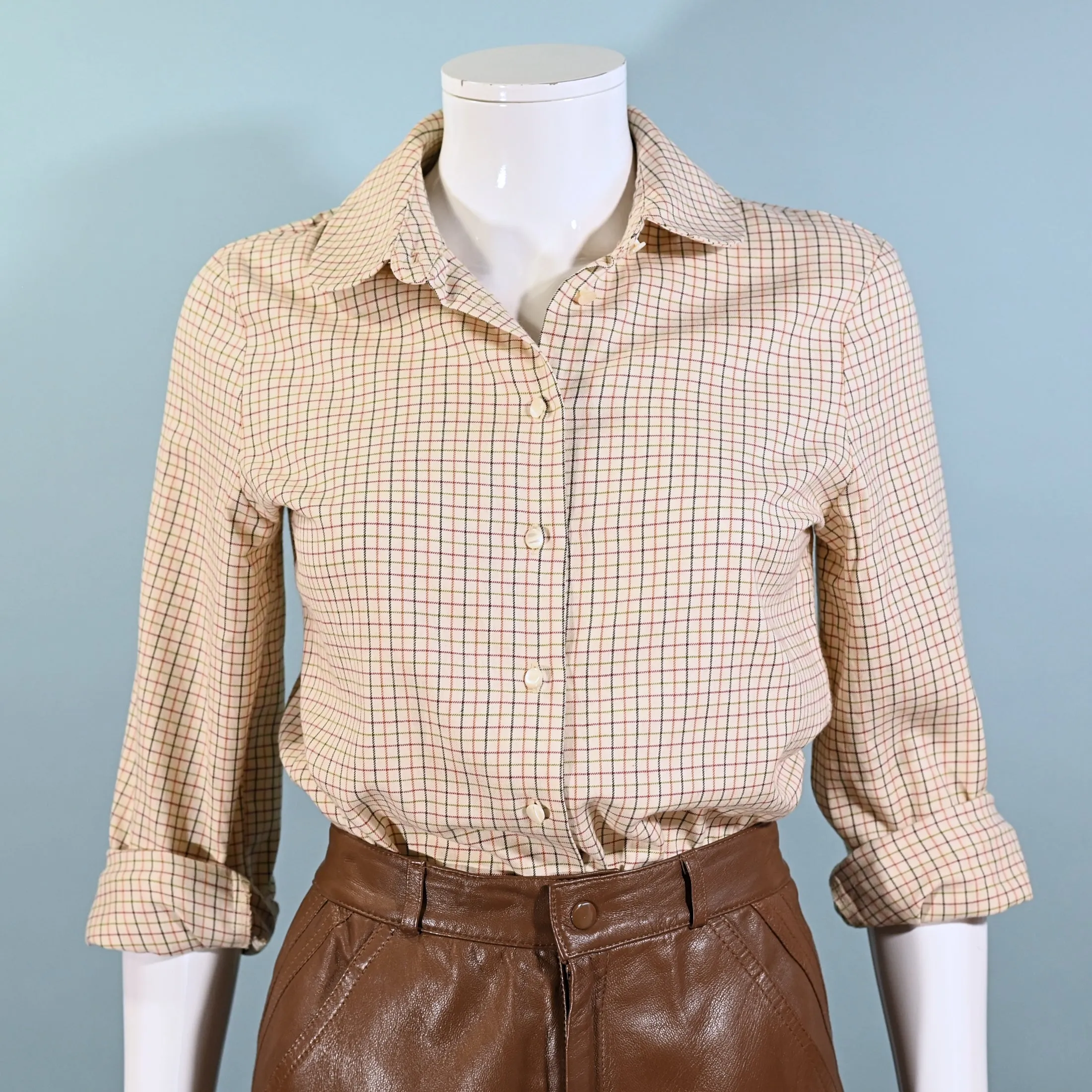SOLD Vintage Laura Ashley Peter Pan Collar Blouse, Dark Academia Blouse S
