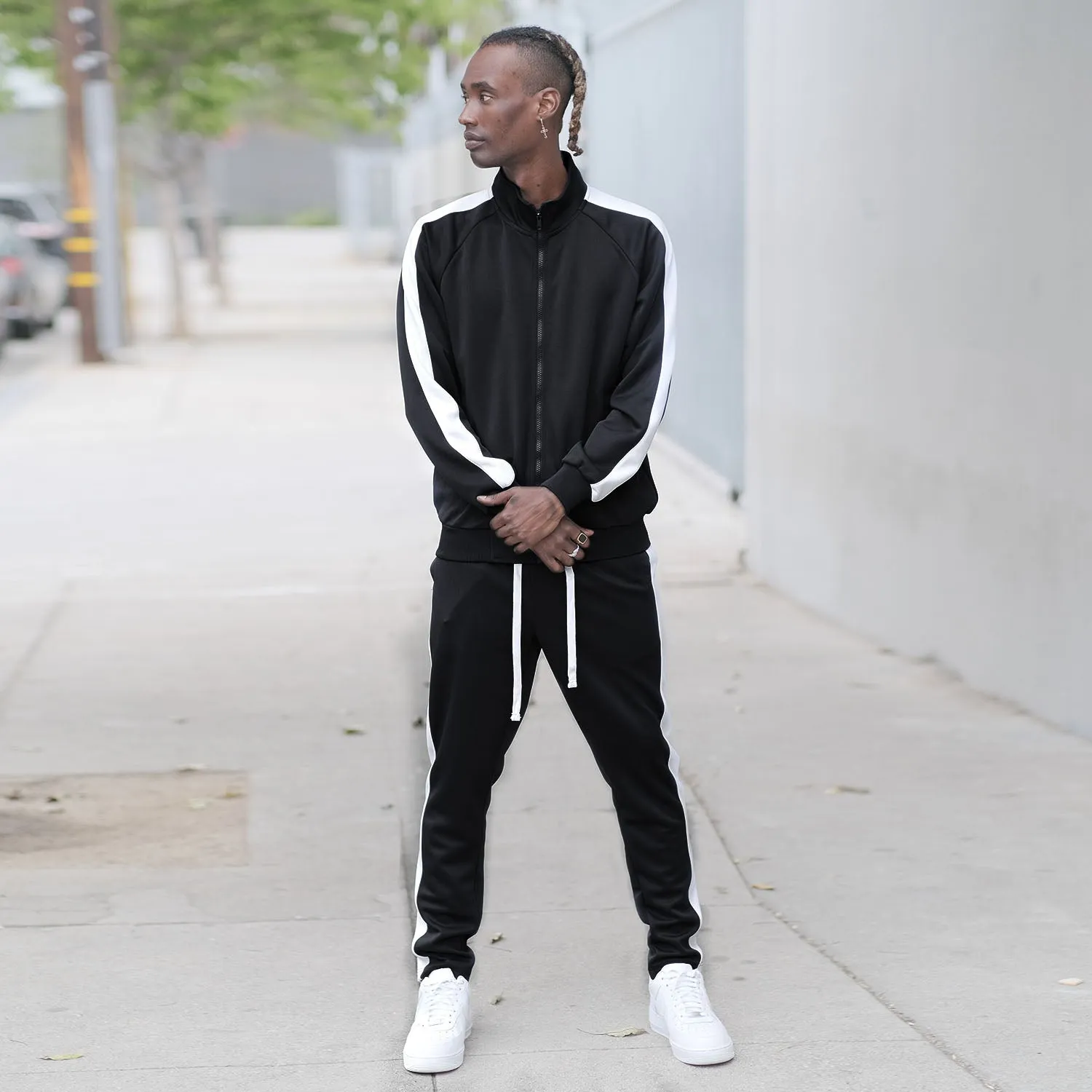 ST868 Essential Side Stripe Track Suit