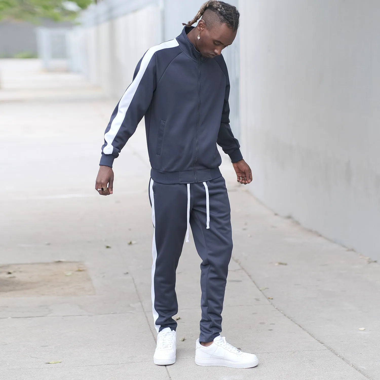 ST868 Essential Side Stripe Track Suit