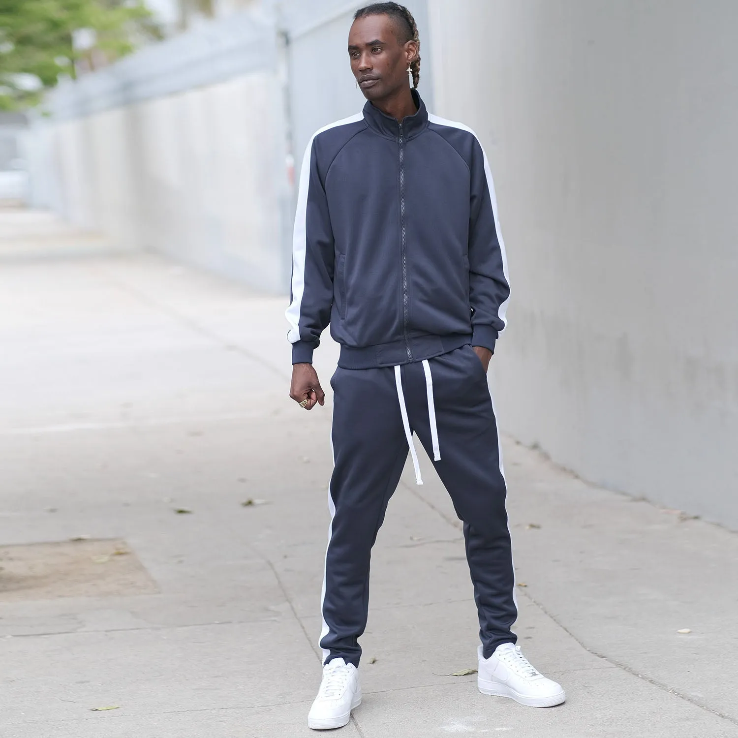 ST868 Essential Side Stripe Track Suit