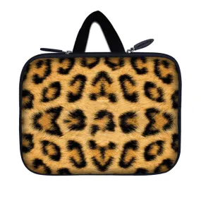 Tablet Sleeve Carrying Case w/ Hidden Handle – Leopard Print