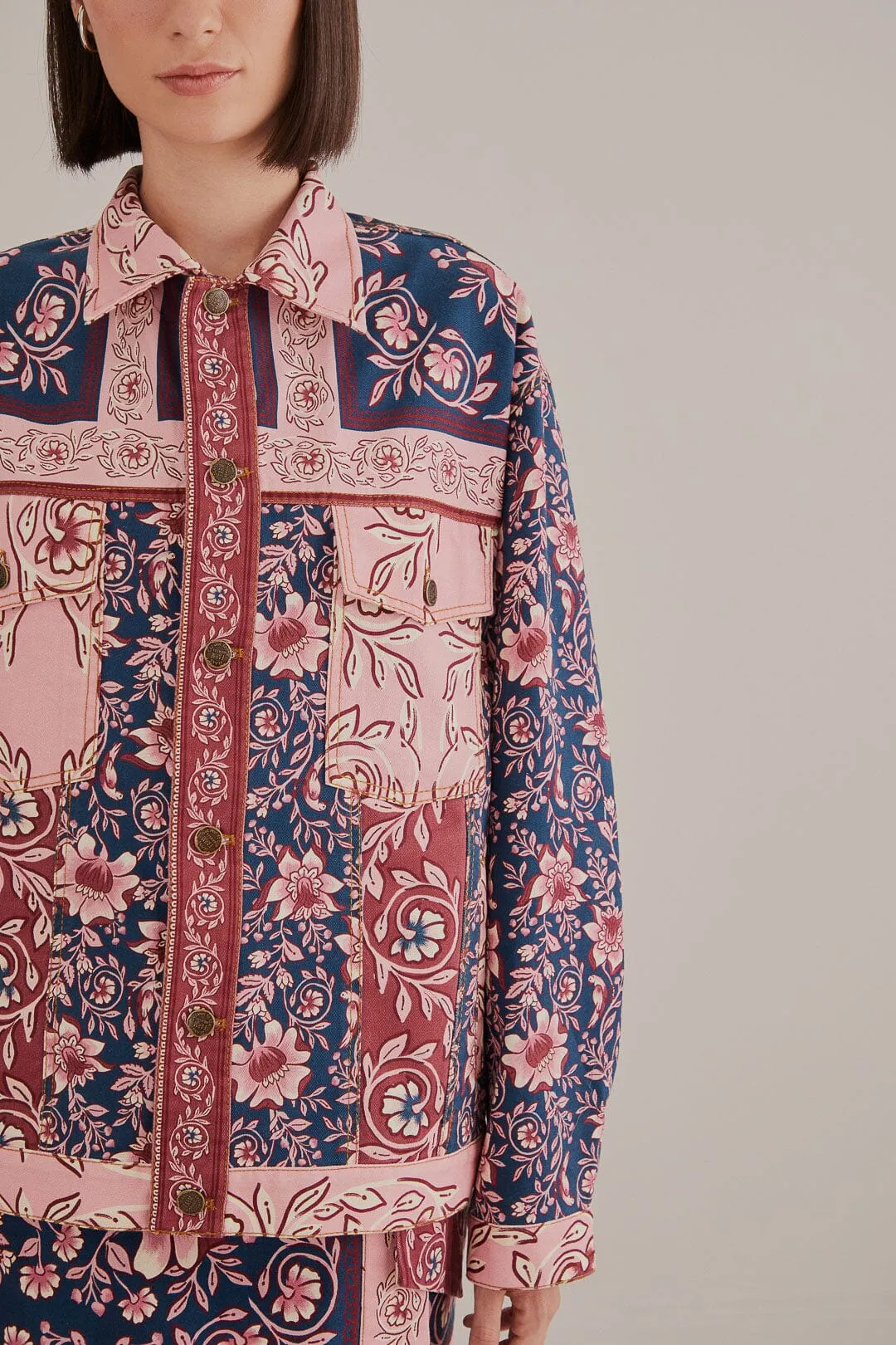 Teal Ainika Charm Jacket