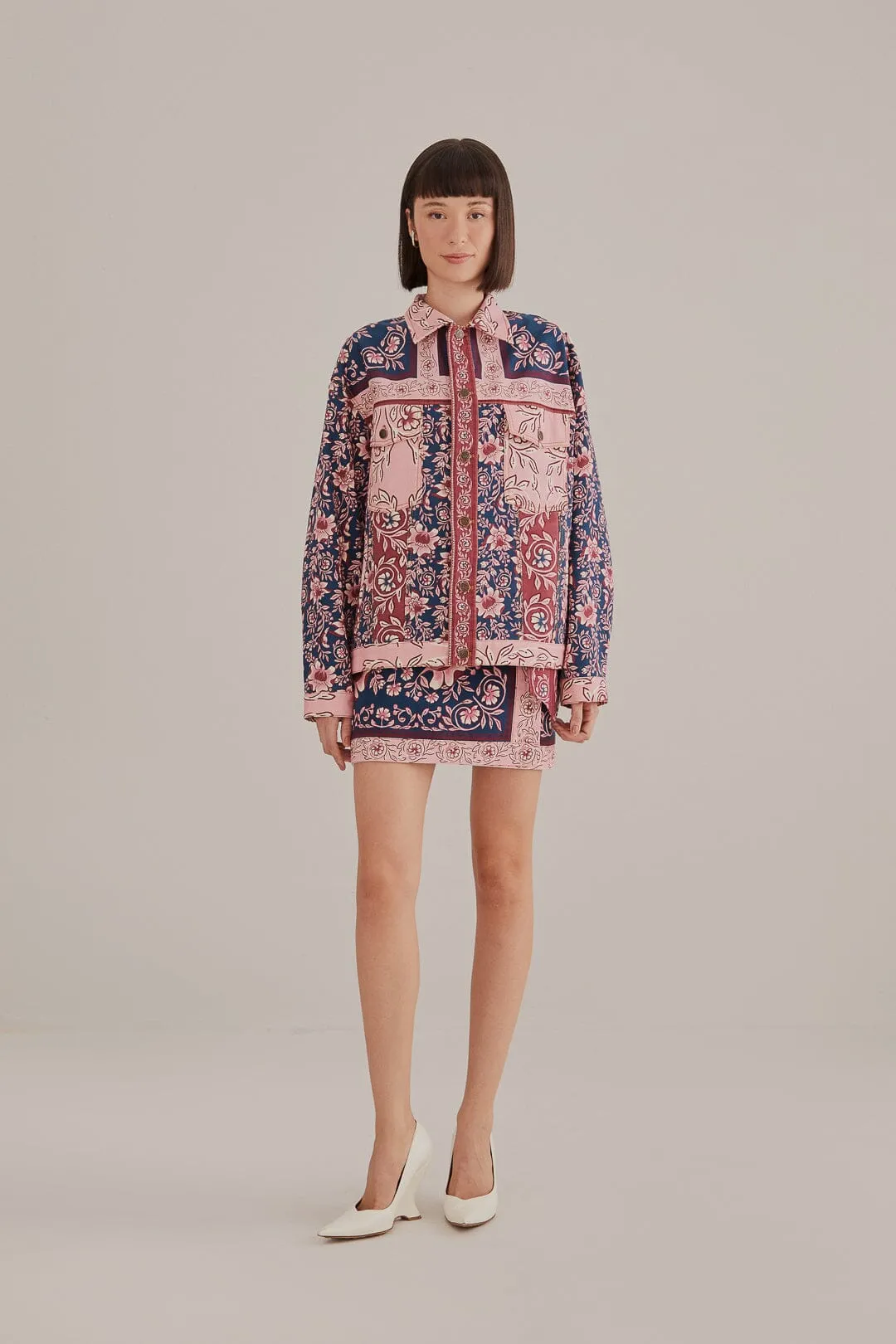 Teal Ainika Charm Jacket