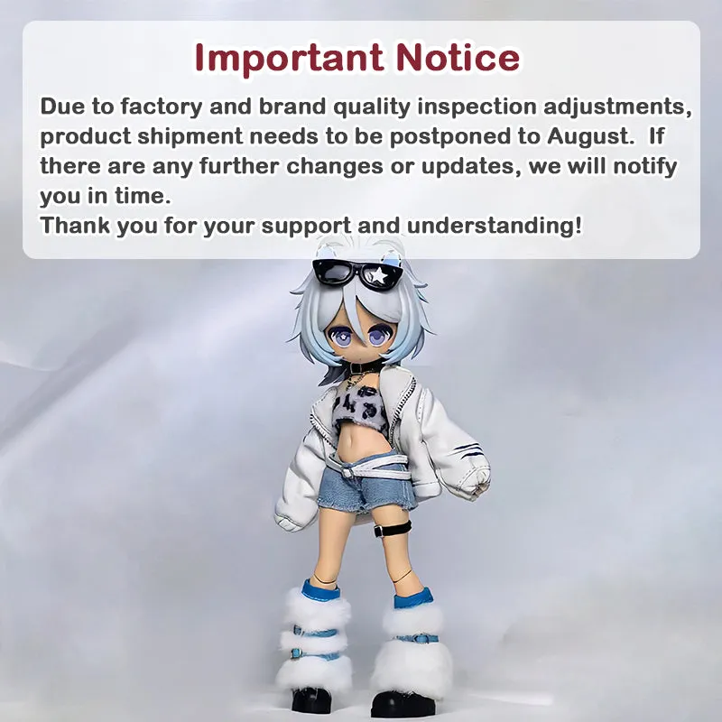 Ten Thousand Escape Plans Series Snow Leopard Special Color BJD Action Figure【Shipped Within 7 Working Days】