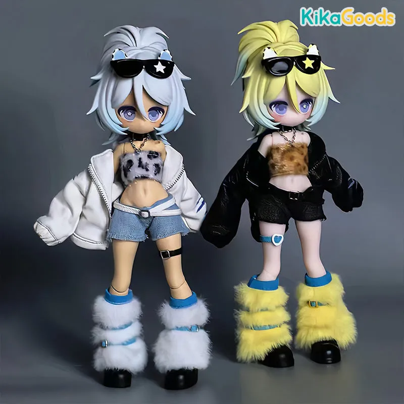 Ten Thousand Escape Plans Series Snow Leopard Special Color BJD Action Figure【Shipped Within 7 Working Days】