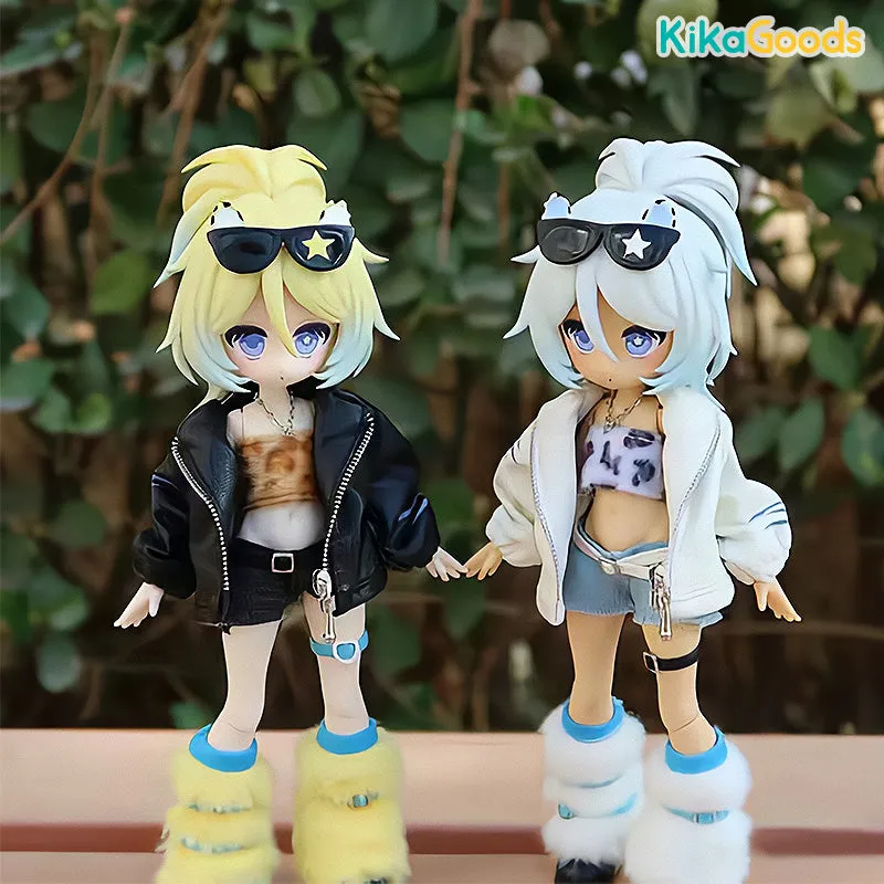 Ten Thousand Escape Plans Series Snow Leopard Special Color BJD Action Figure【Shipped Within 7 Working Days】