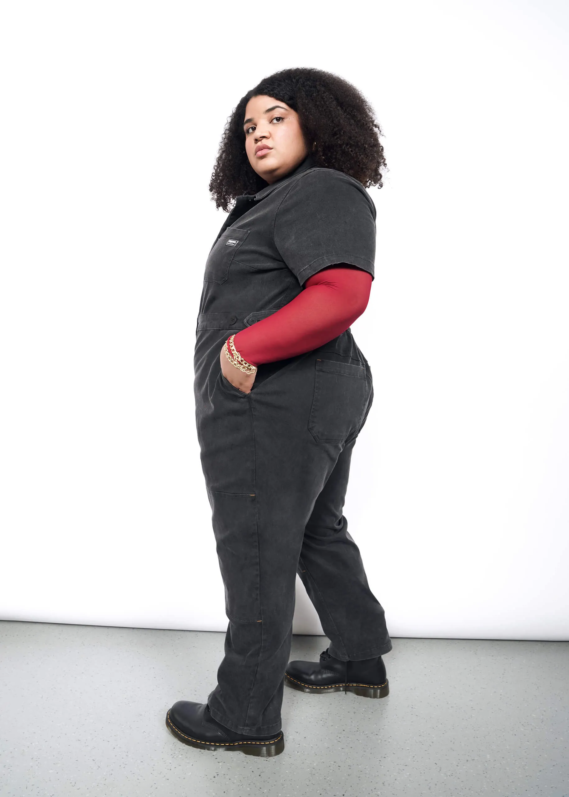The Essential Denim High Waisted Coverall
