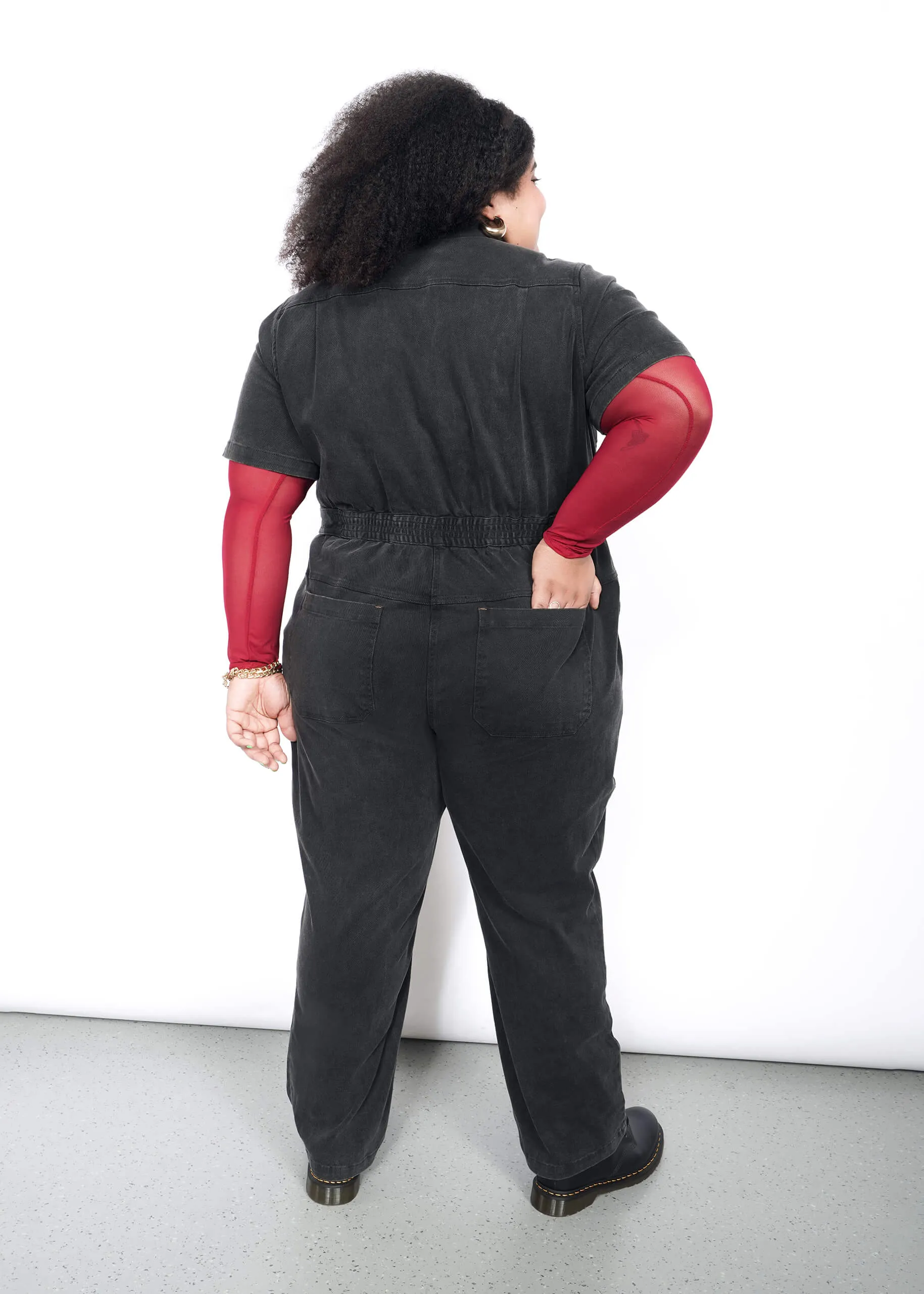 The Essential Denim High Waisted Coverall